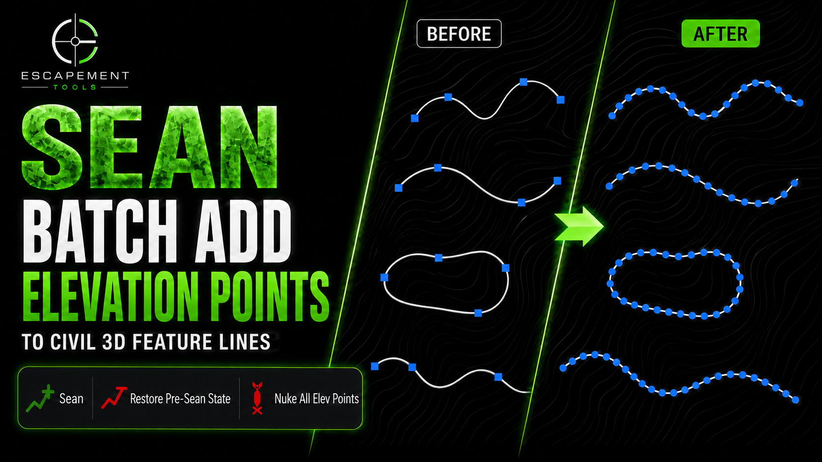 Sean — Batch Feature Line Elevation Point Tool
