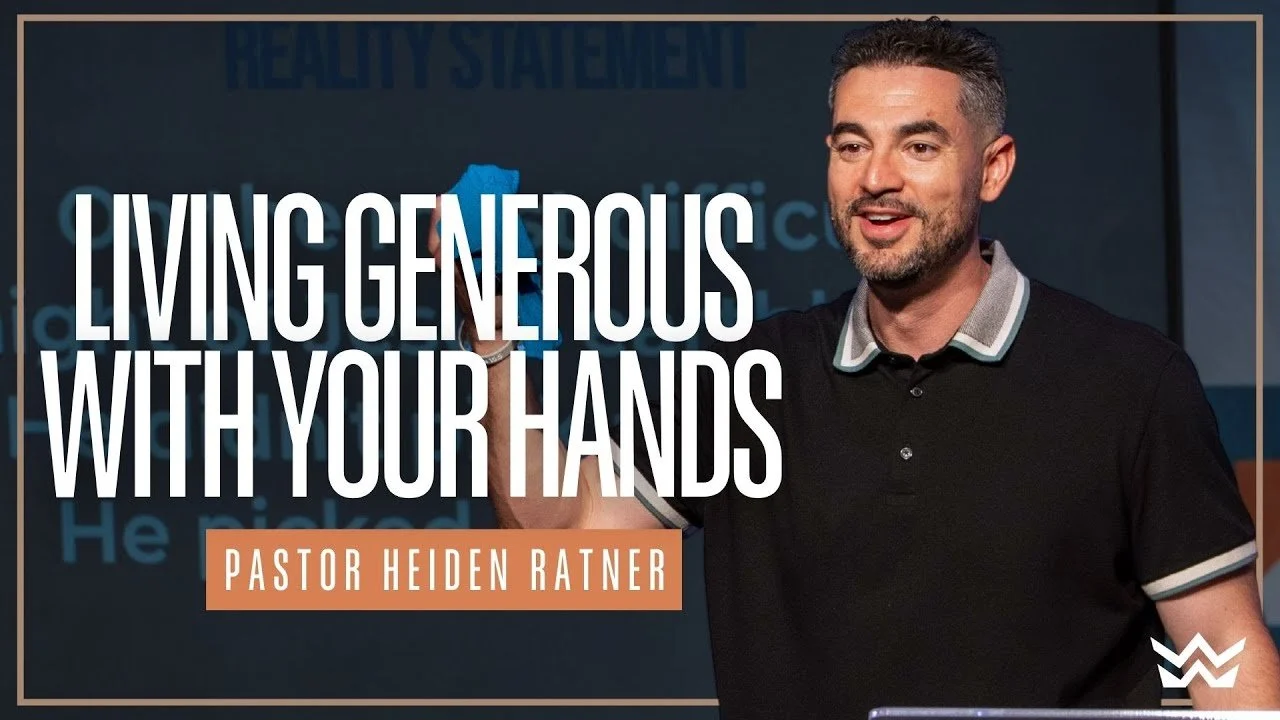 Living Generous With Your Hands
