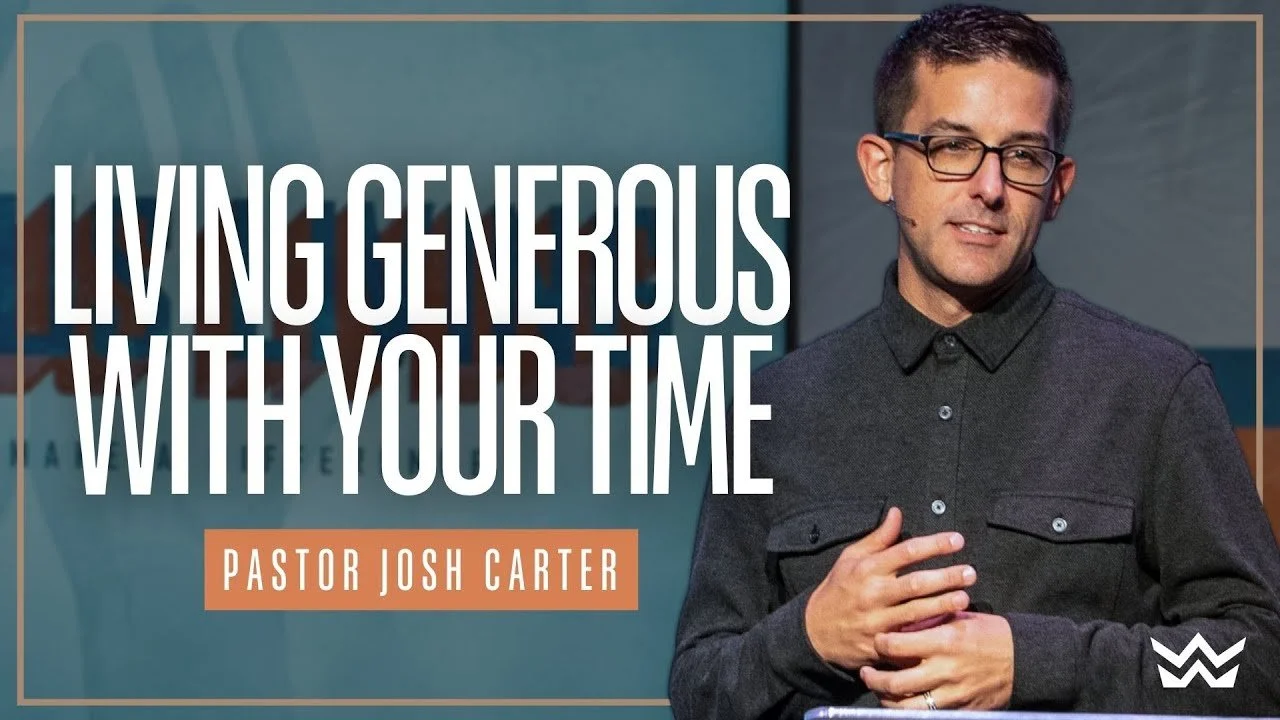 Living Generous With Your Time