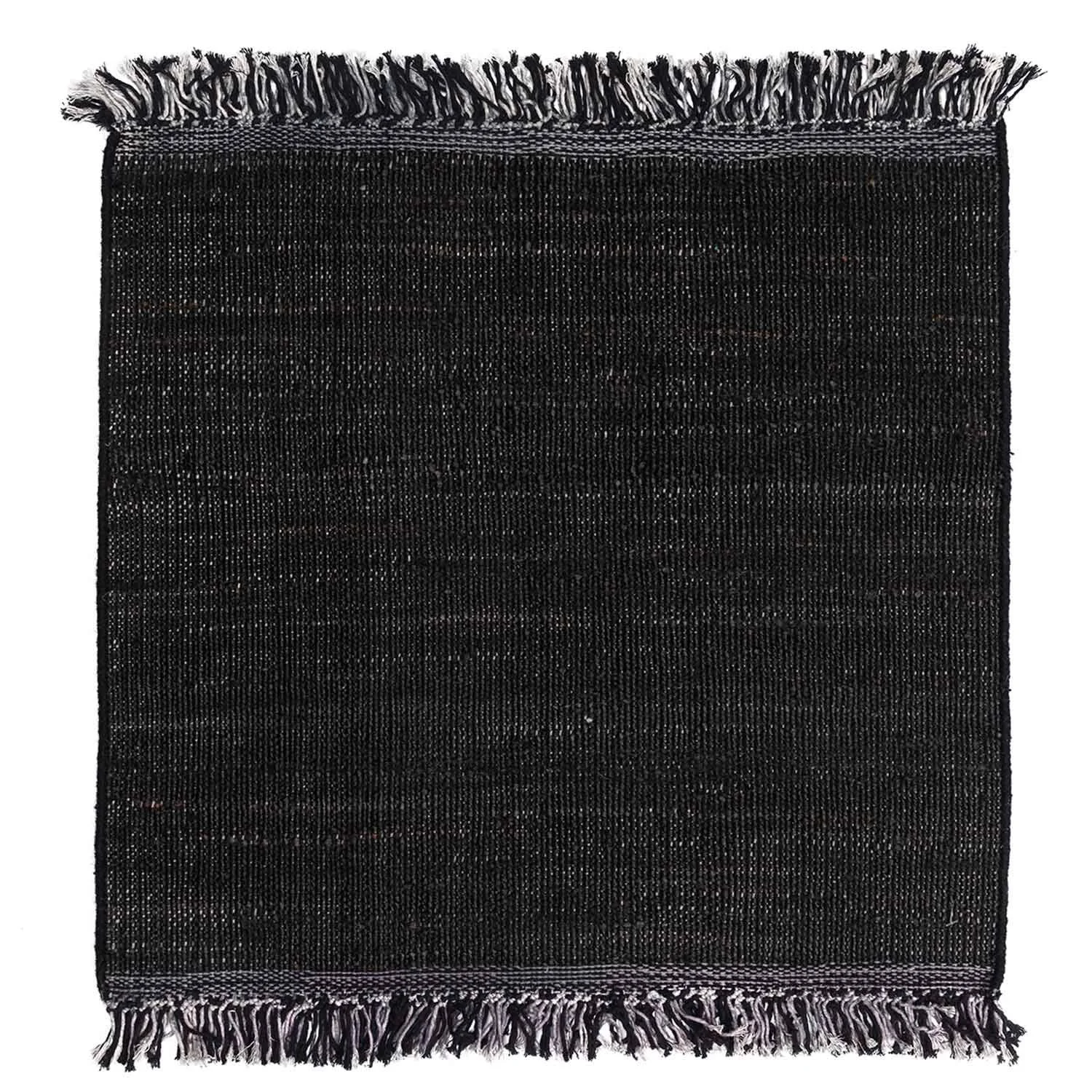 Colour Weave Kilim Graphite Chalk