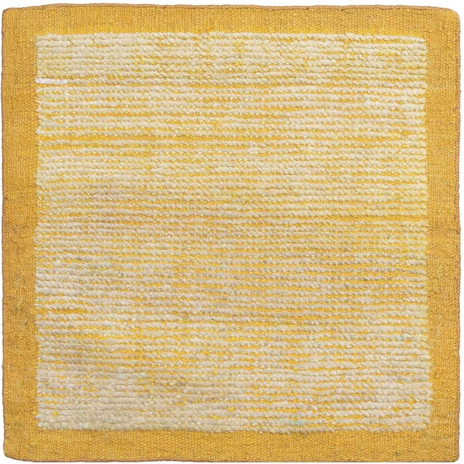 High Contrast Texture Silk & Jute Natural Maize