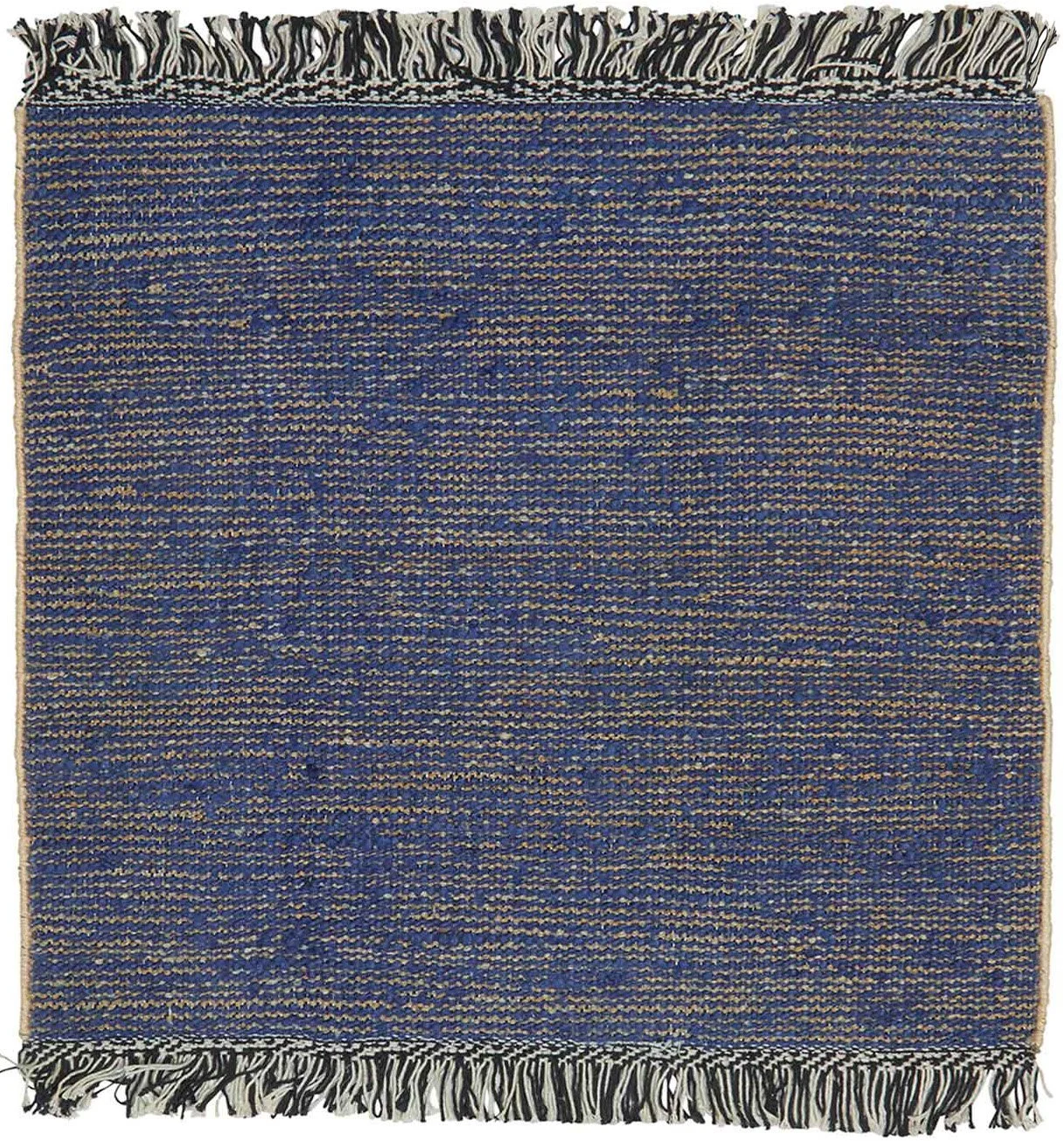 Colour Weave Kilim Cobalt Straw