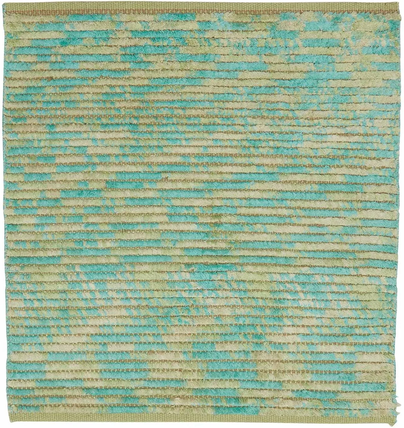 Clipped Silk Shag Aqua Salad