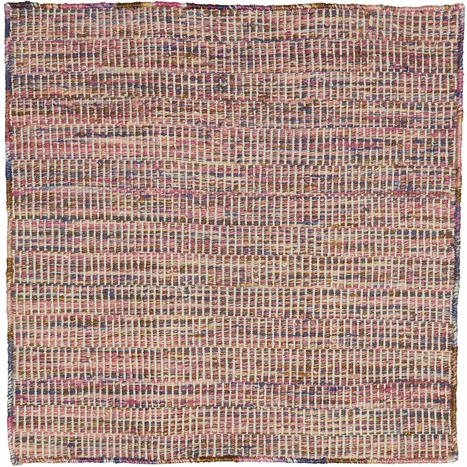 Space Dyed Grid Khaki Berry Blush