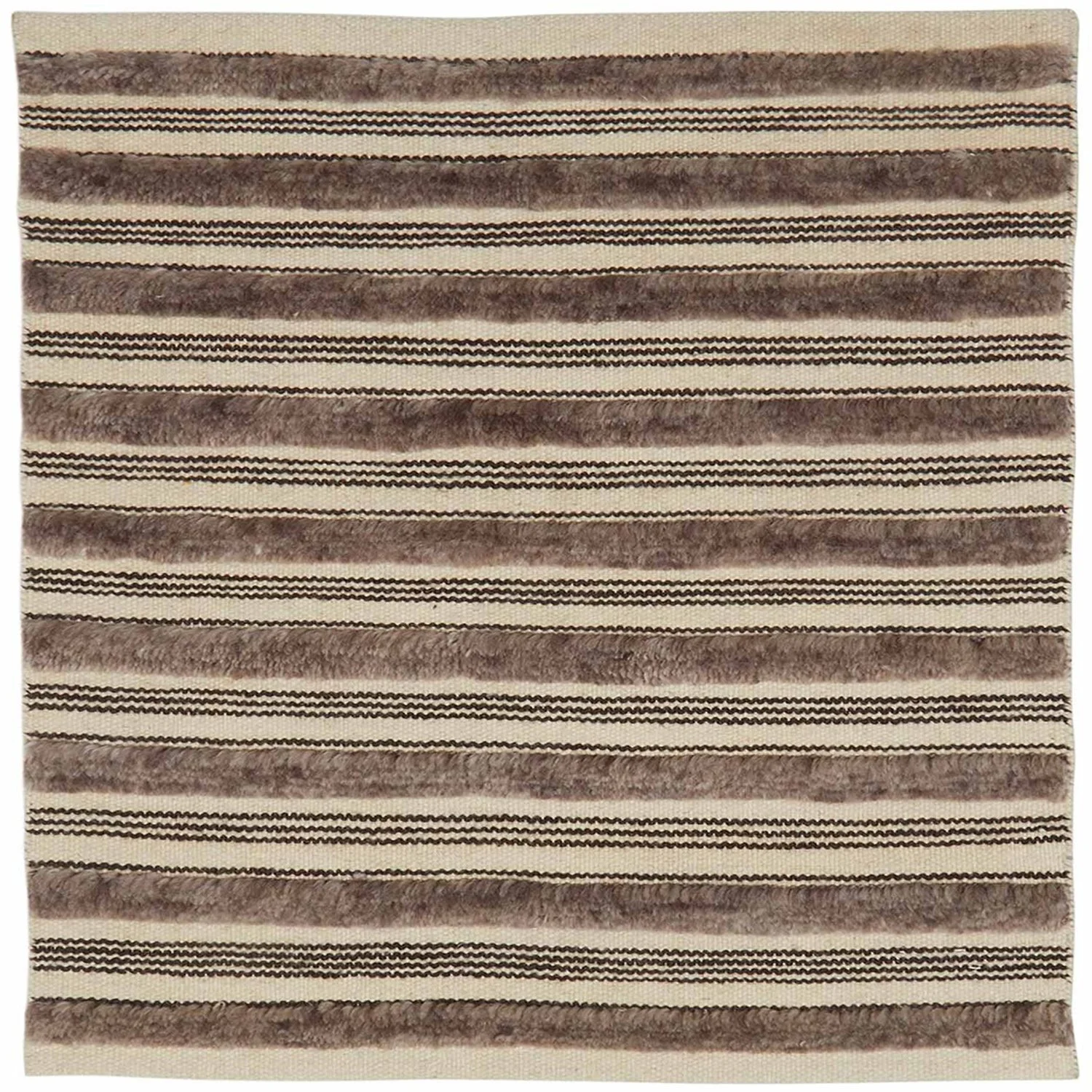 Shag Stripe Silver Mink