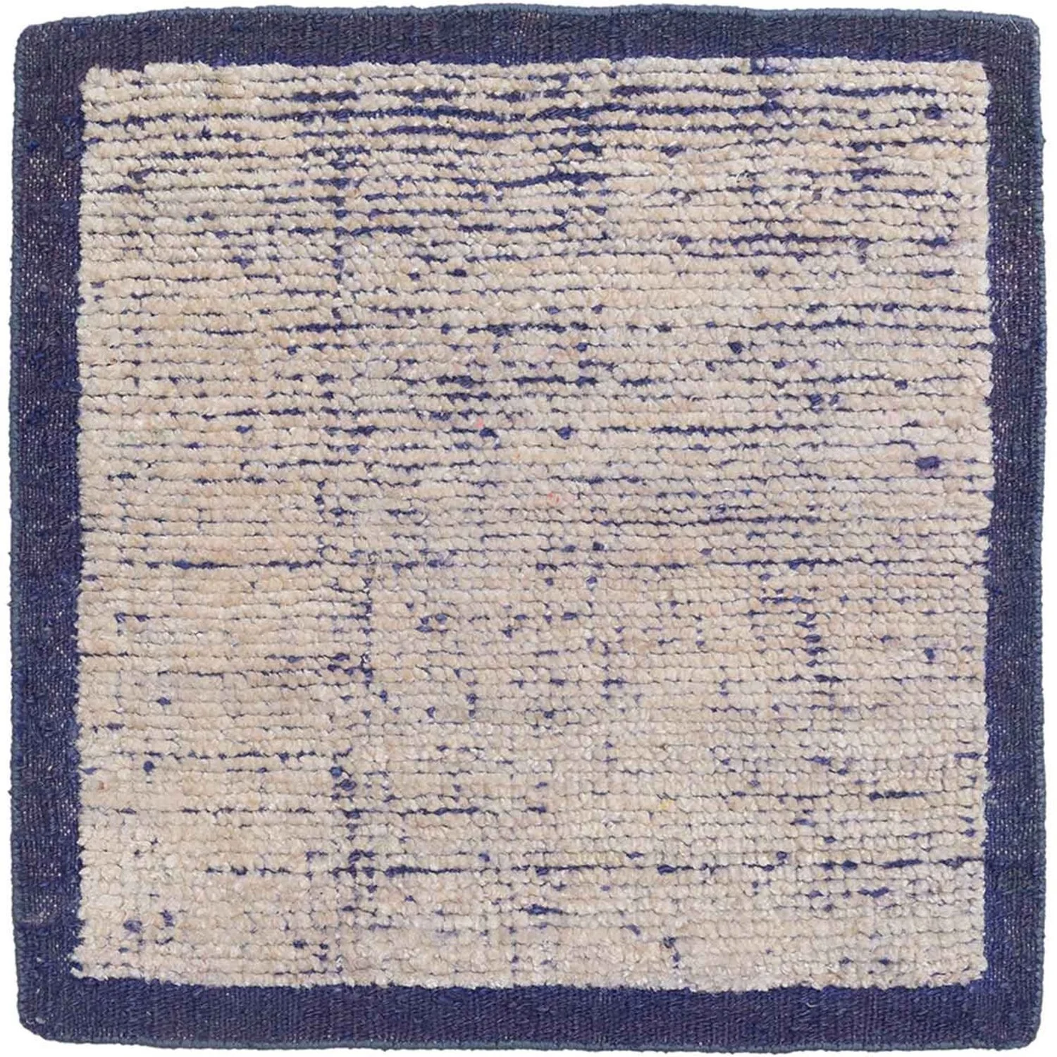High Contrast Texture Silk & Jute Natural Violet