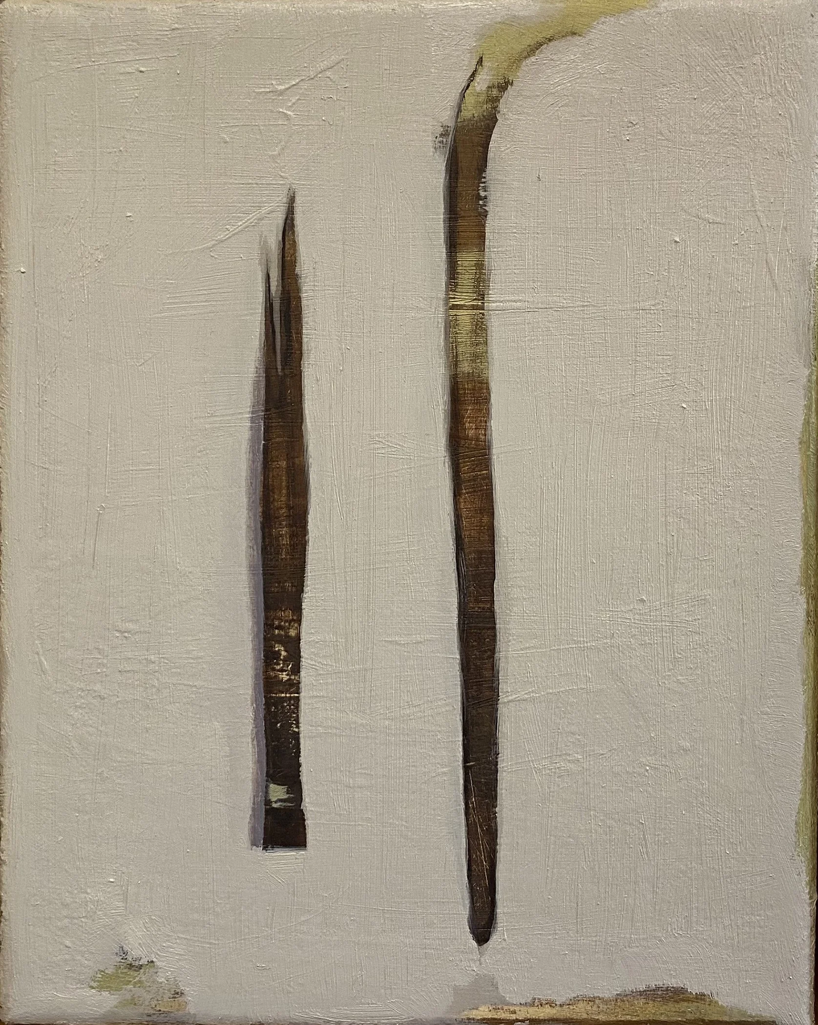 Oil painting of two tools