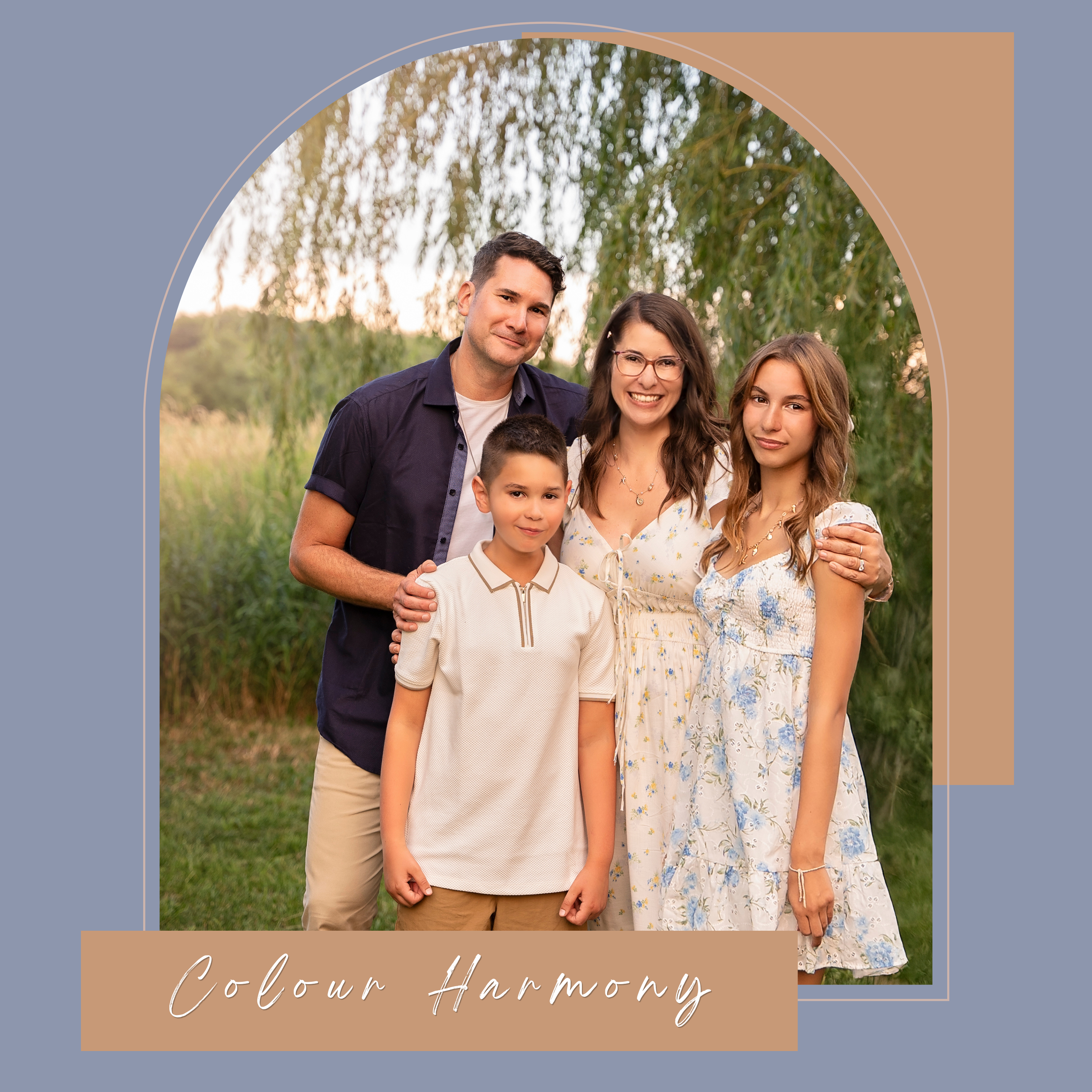 Fall family photographer in Kitchener‑Waterloo capturing warm, natural portraits in Southern Ontario
