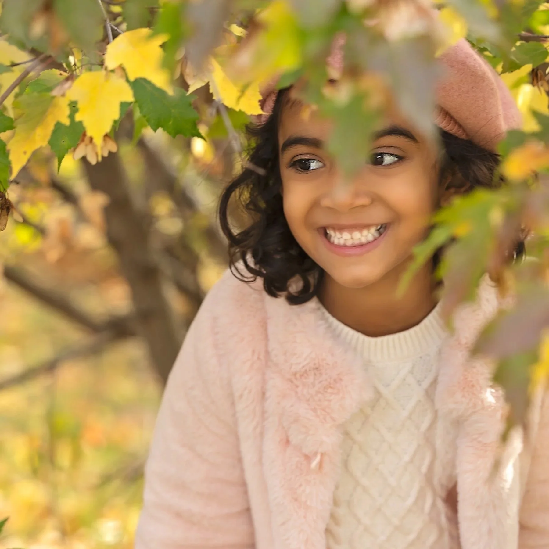 portrait of little girl during a family session in Waterloo Region by Janelle Joy Studios