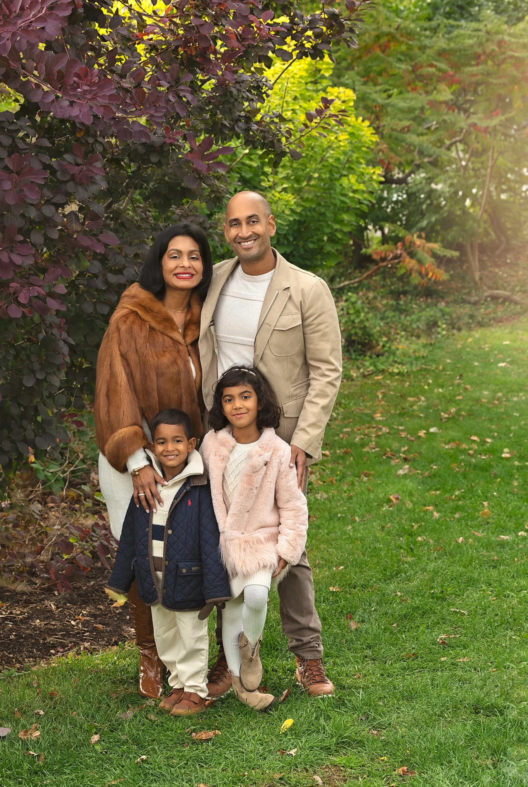 Fall family photography session in Galt, Ontario captured by Janelle Joy Studios in Southern Ontario