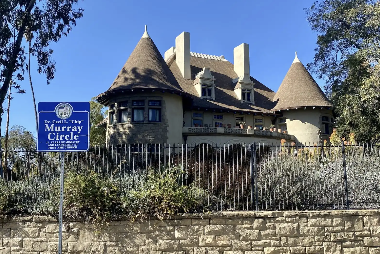 The Rindge Mansion, the first house in West Adams Heights