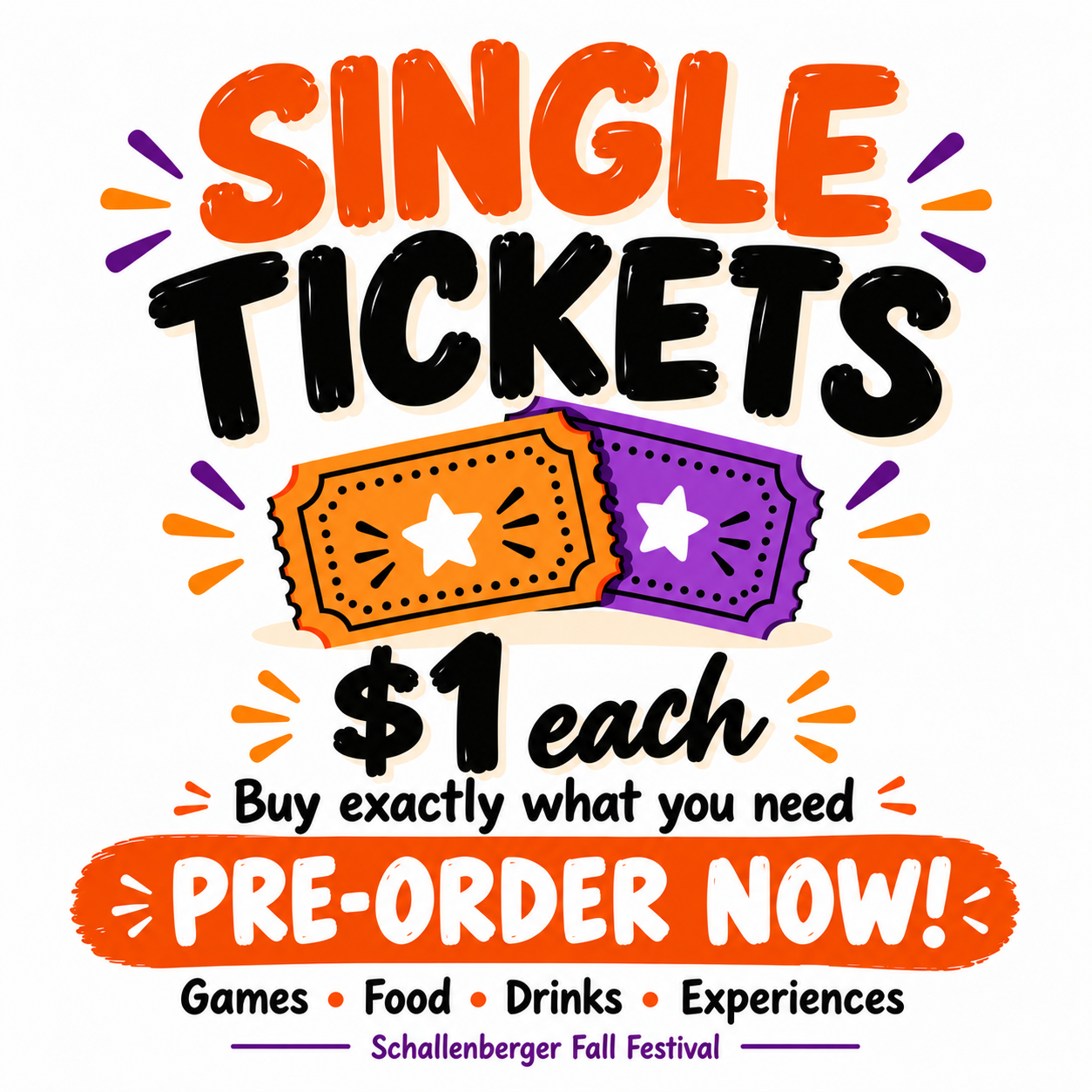 Fall Festival Single Tickets