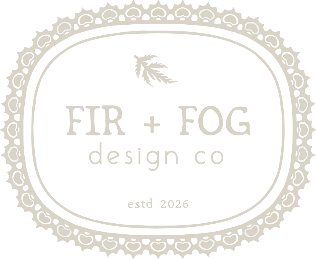 Cream Fir & Fog Design Co logo