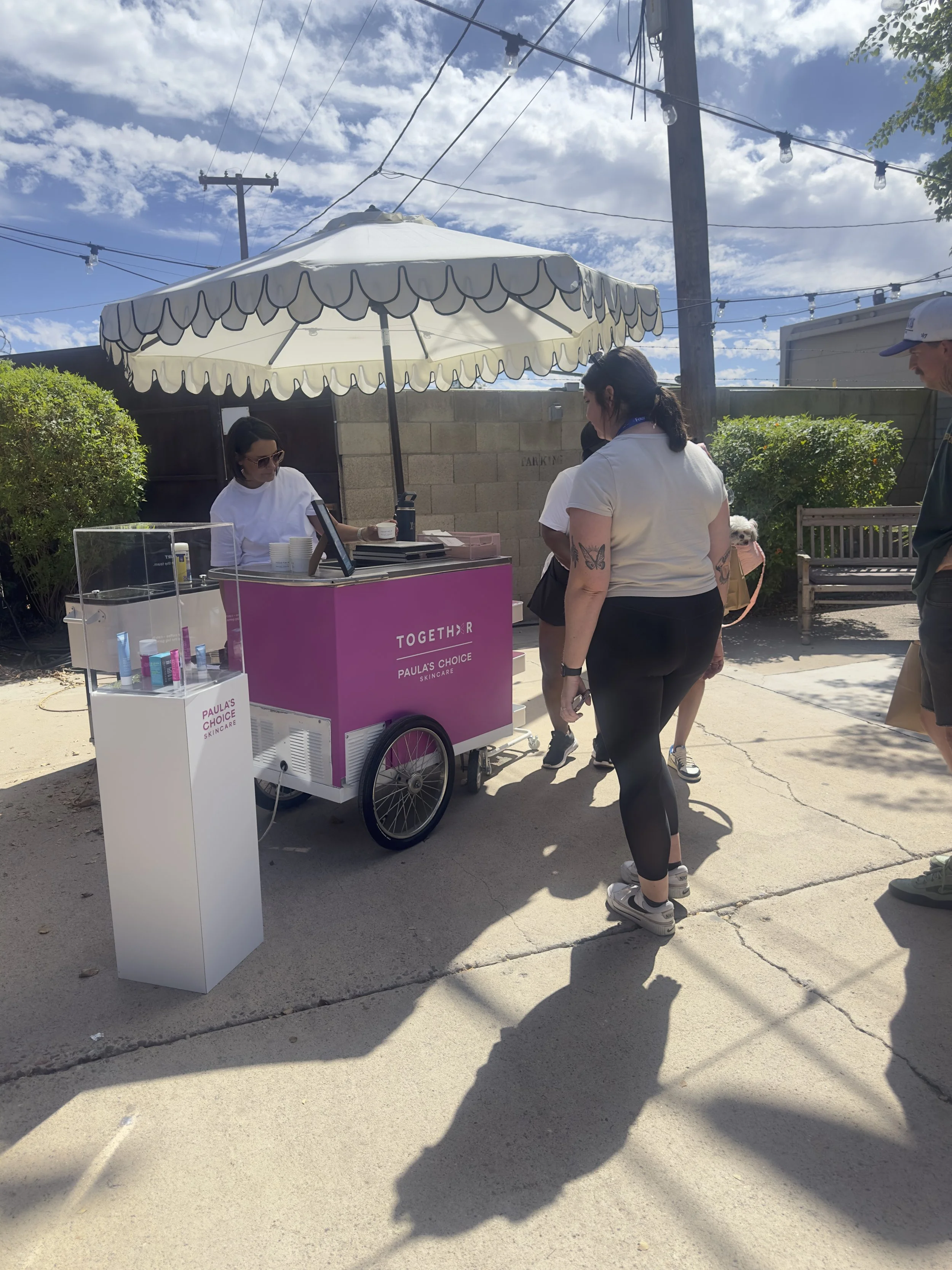 2026 Phoenix Final Four- Paula's Choice x Togethxr House Ice Cream Cart