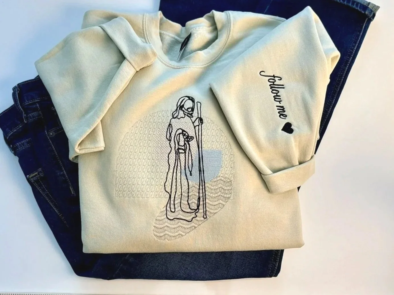 "Follow Me" - Jesus Crewneck Sweatshirt