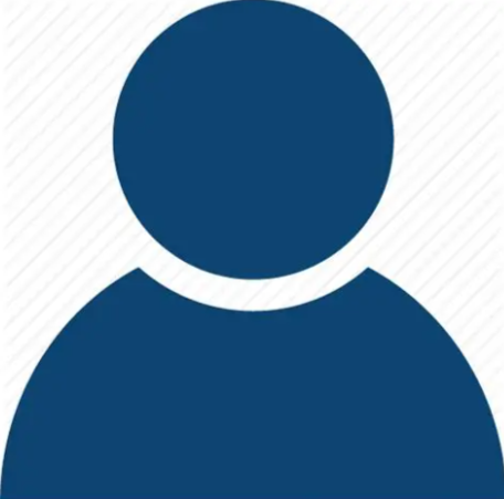 Generic user icon silhouette with a round head and shoulders