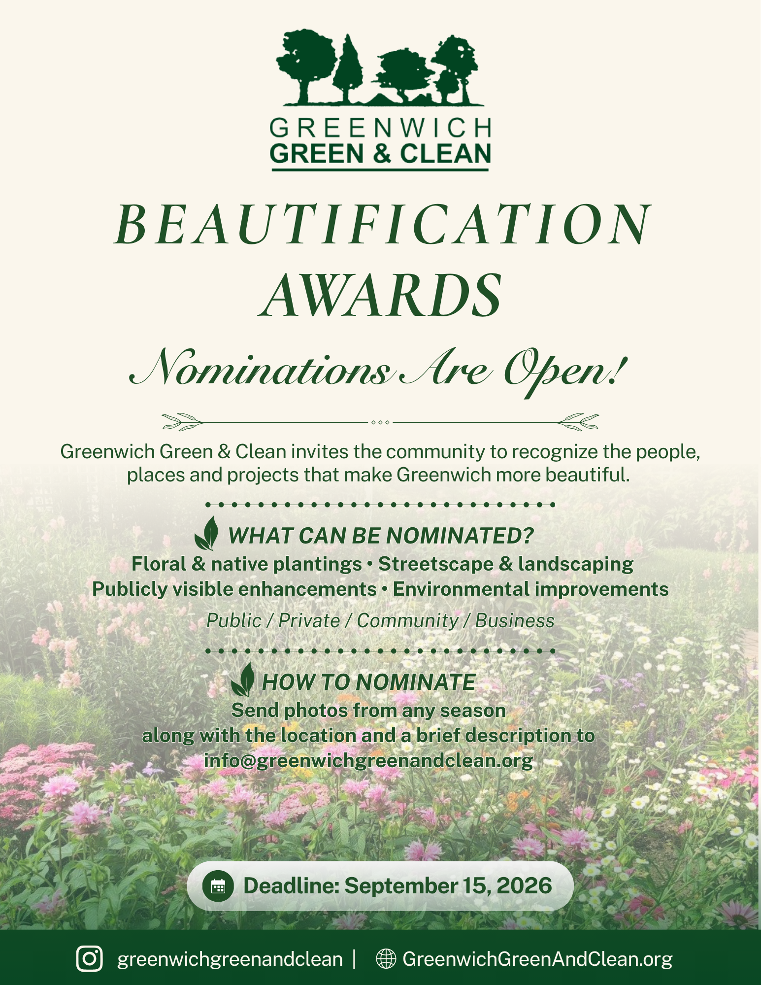 Beautification Awards Nominations