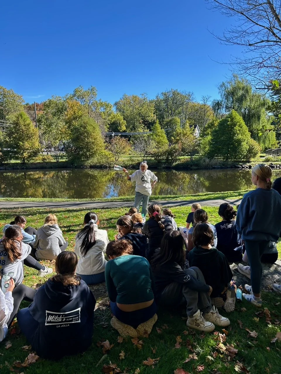 Sally Davies shares the 3Rs — Reduce, Reuse, Recycle — and helps students understand why they matter, including where plastics and other everyday materials come from and their impact on our environment.