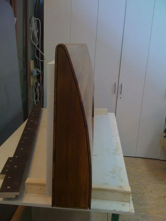 Real Wood Teak Bed Headrest