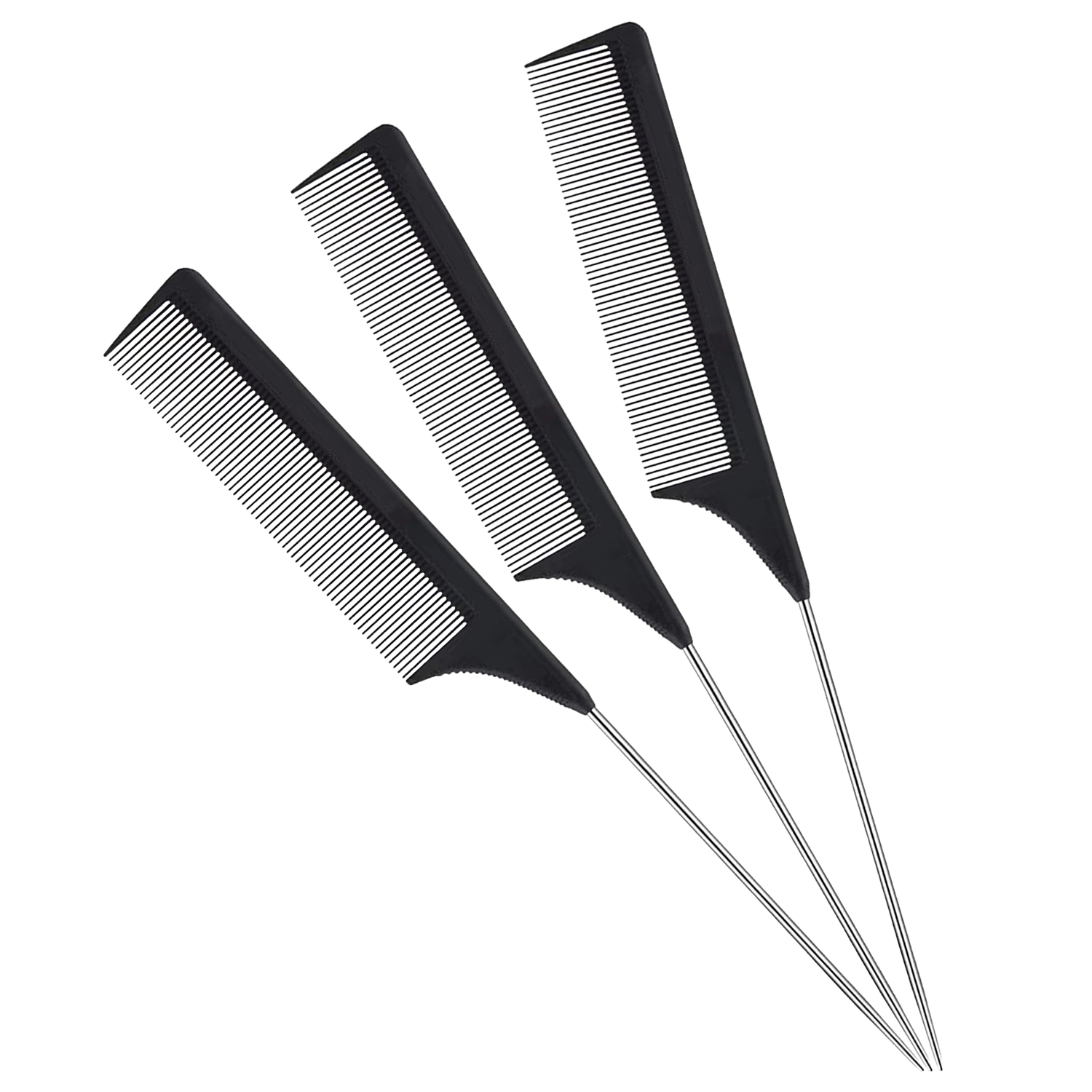 Rat Tail Combs - 3 pack