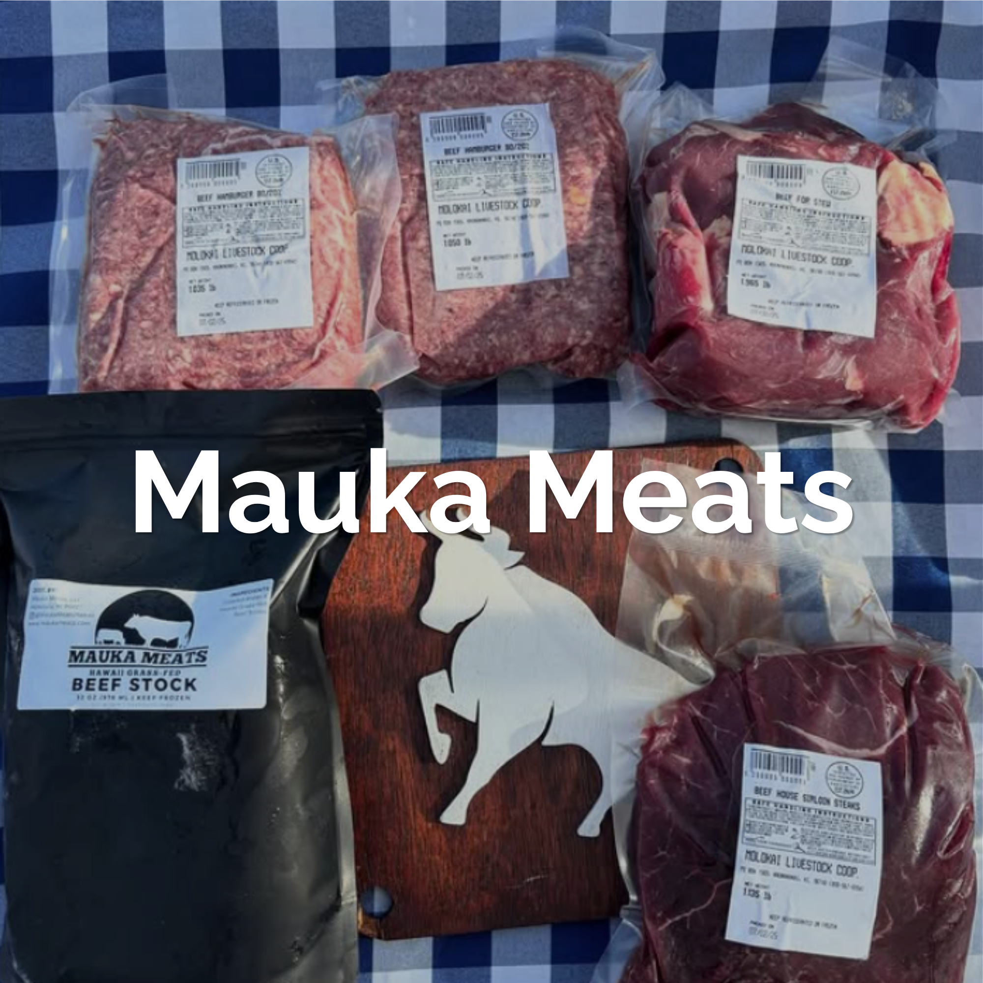 Array of meats from Mauka Meats