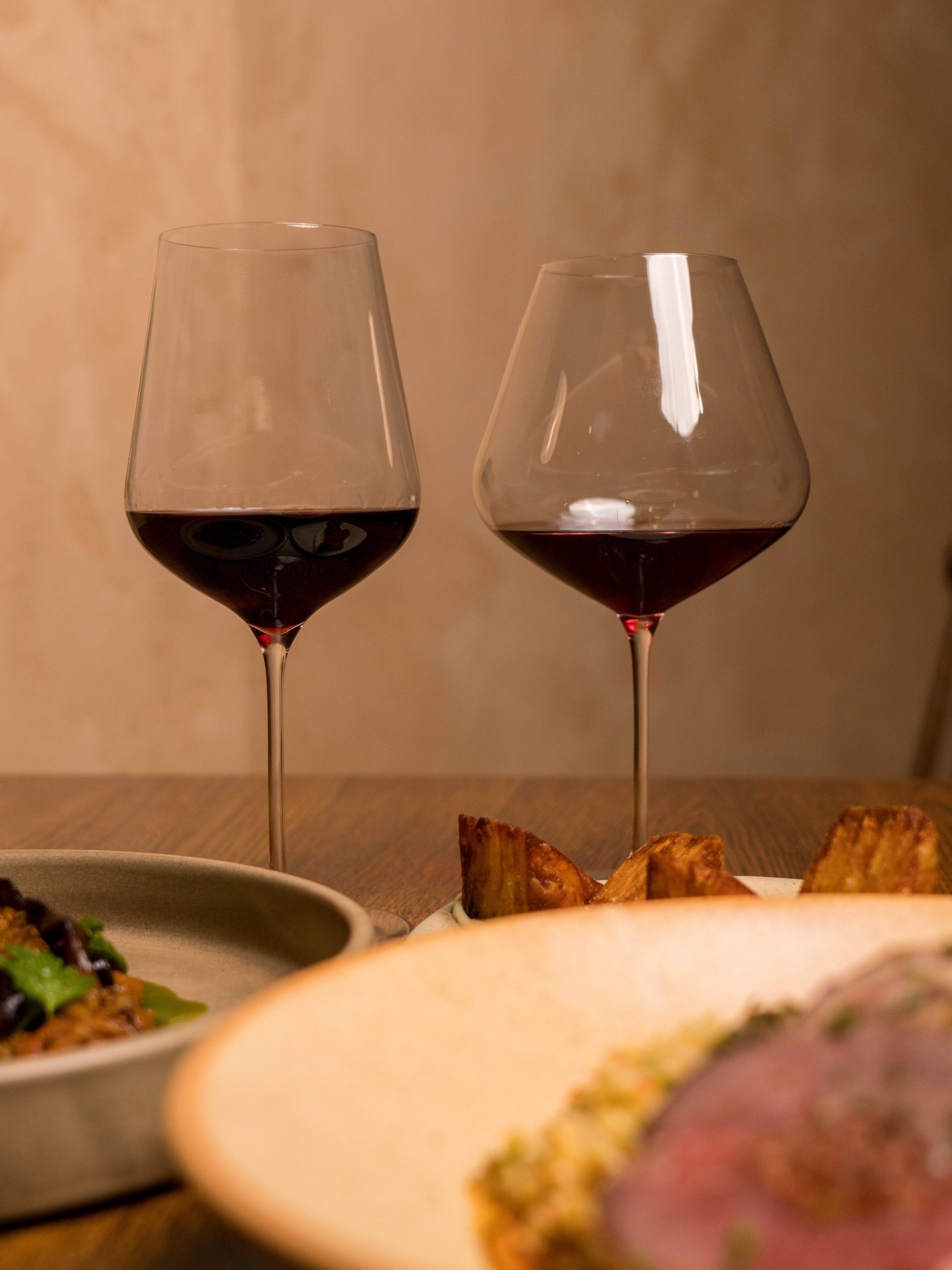food and drink options wine paired with dinner