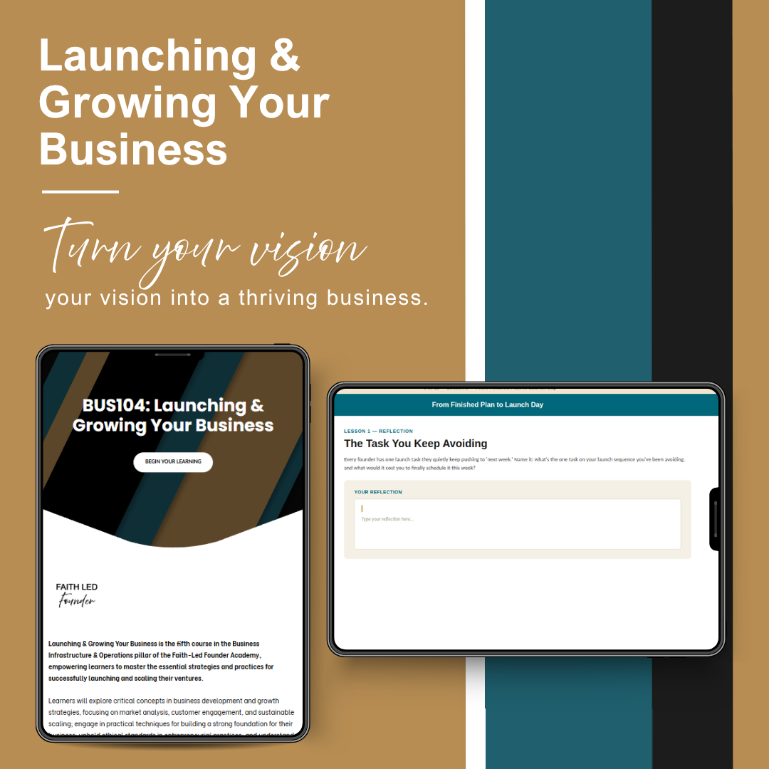 BUS104: Launching & Growing Your Business
