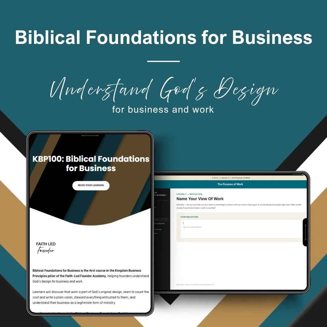 KBP100: Biblical Foundations for Business