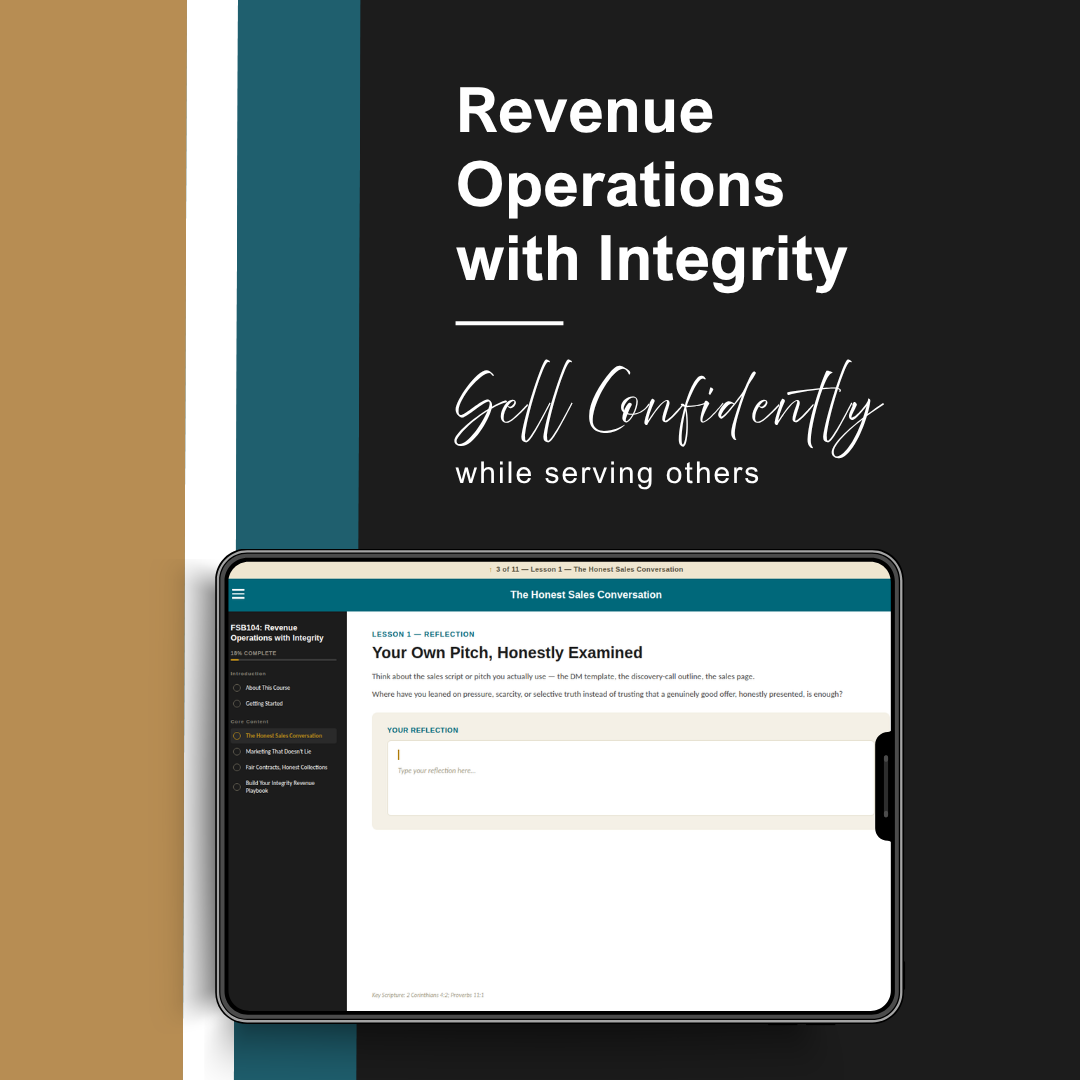 FIN103: Revenue Operations with Integrity