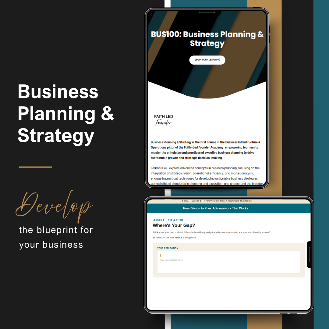 BUS100: Business Planning & Strategy