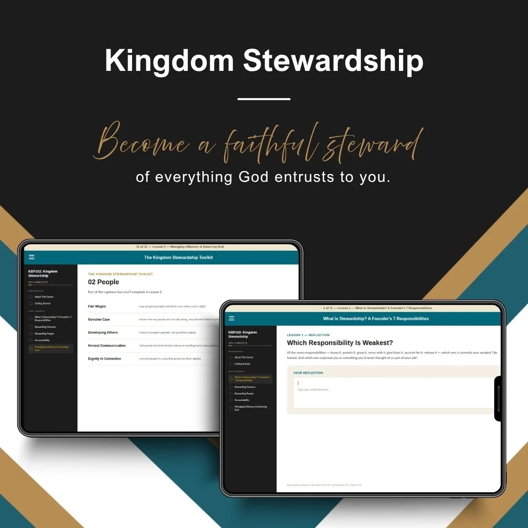 KBP102: Kingdom Stewardship & Discernment