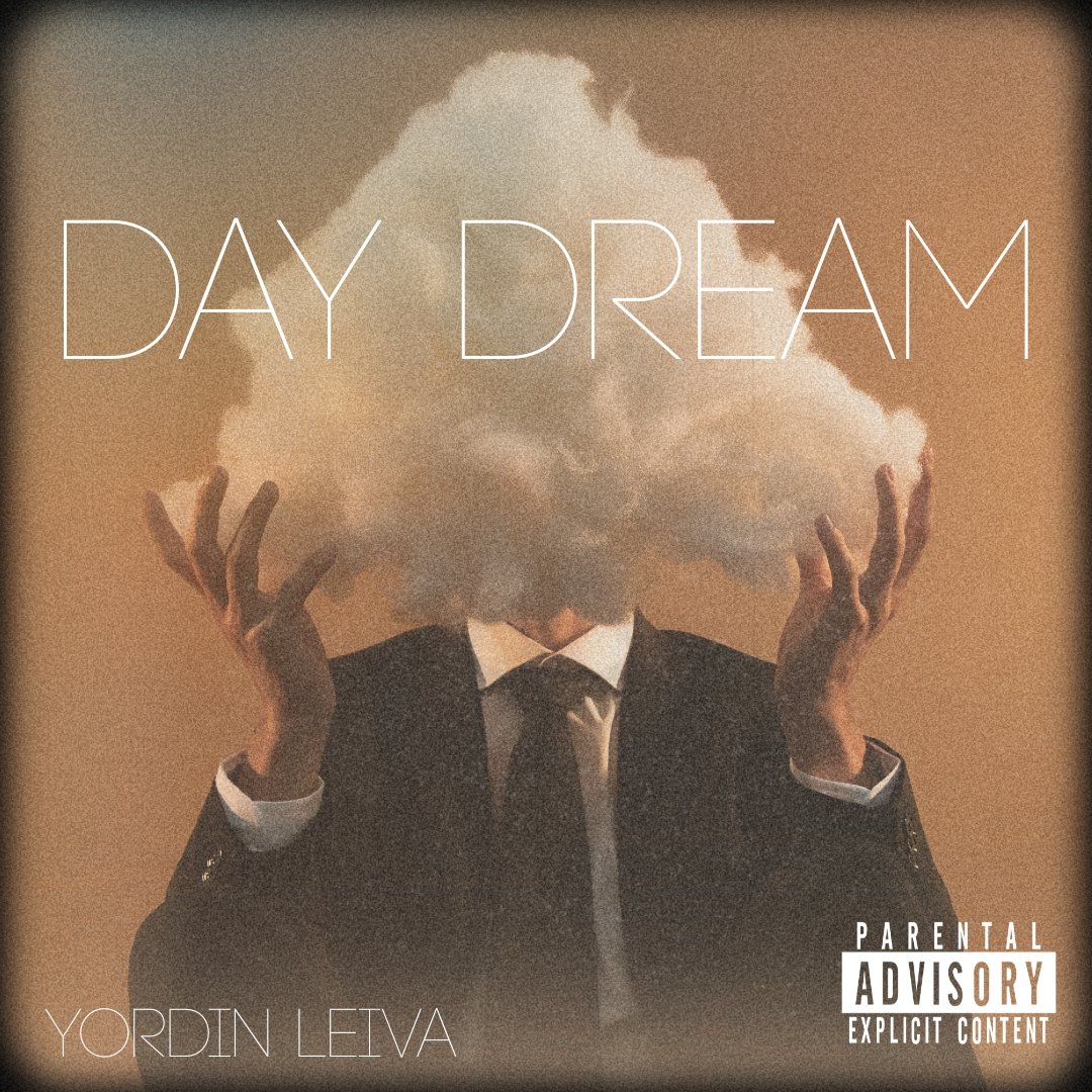 Album cover featuring a person in a suit with a cloud covering their face, with the text 'DAY DREAM' and 'YORDIN LEIVA'.