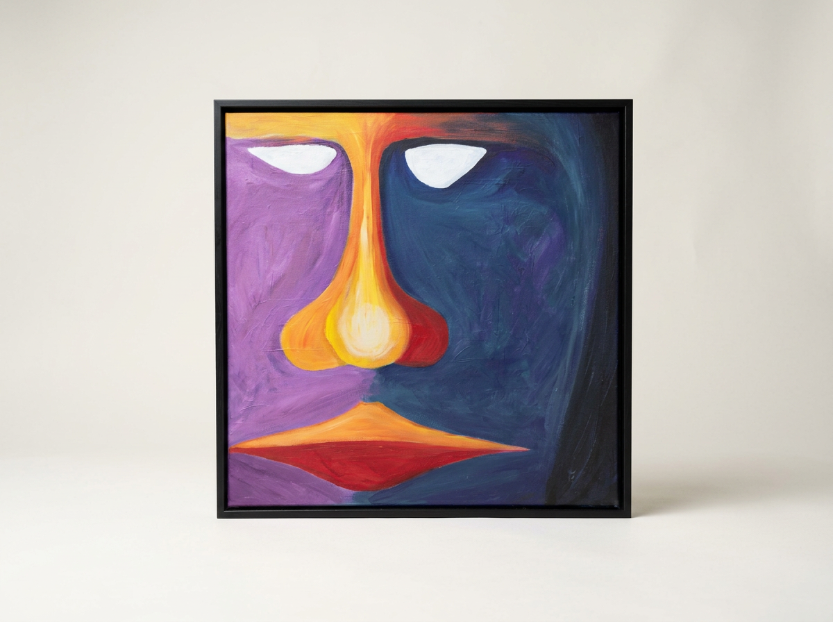 Face in Flux - Abstract Portrait Painting