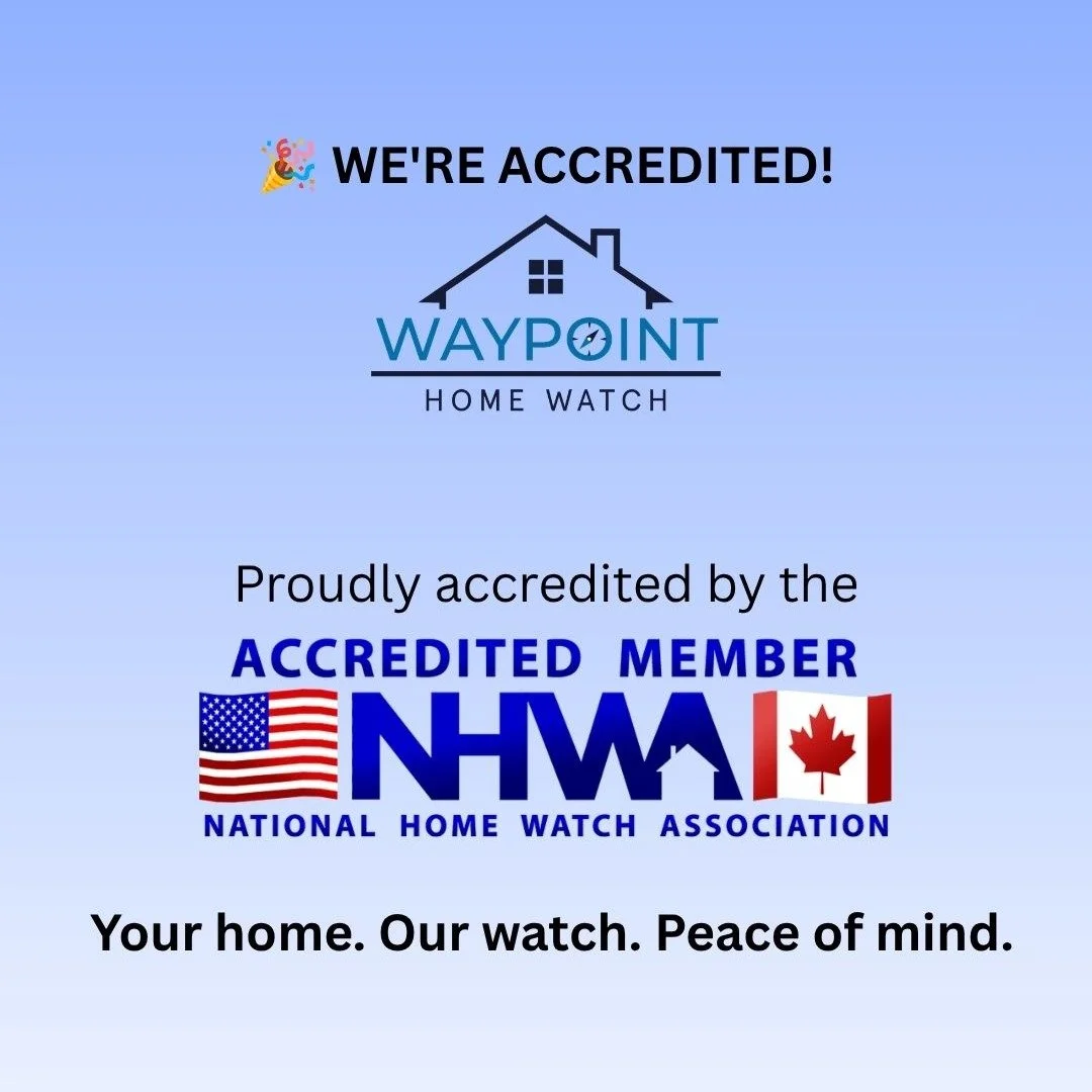 🎉 A milestone worth celebrating! 🎉

We&rsquo;re proud to announce that Waypoint Home Watch NJ is officially accredited by the National Home Watch Association. 🏡

Starting a business is exciting, but building one the right way is what matters most.