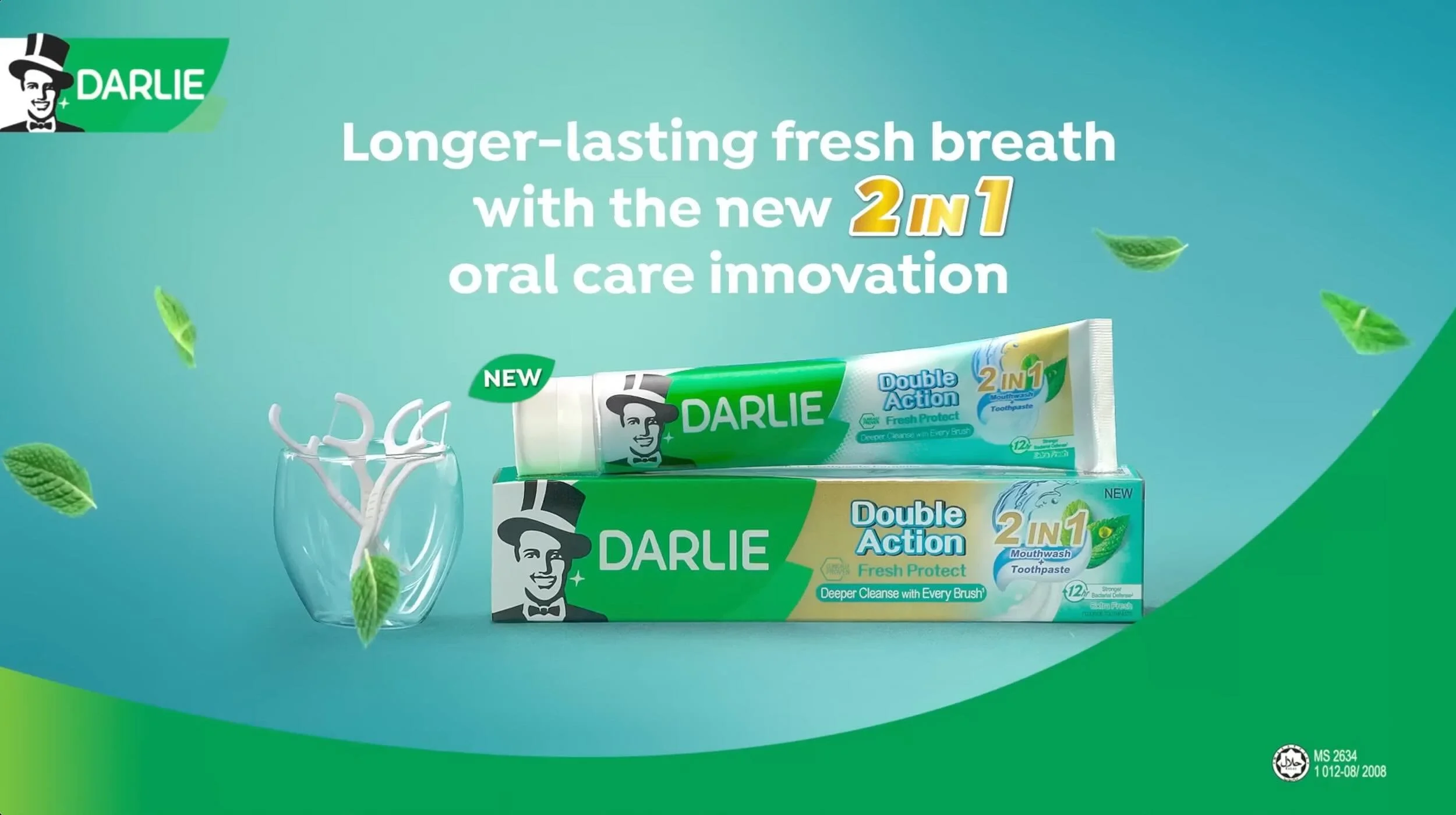 Darlie 2 IN 1 Mouthwash + Toothpaste