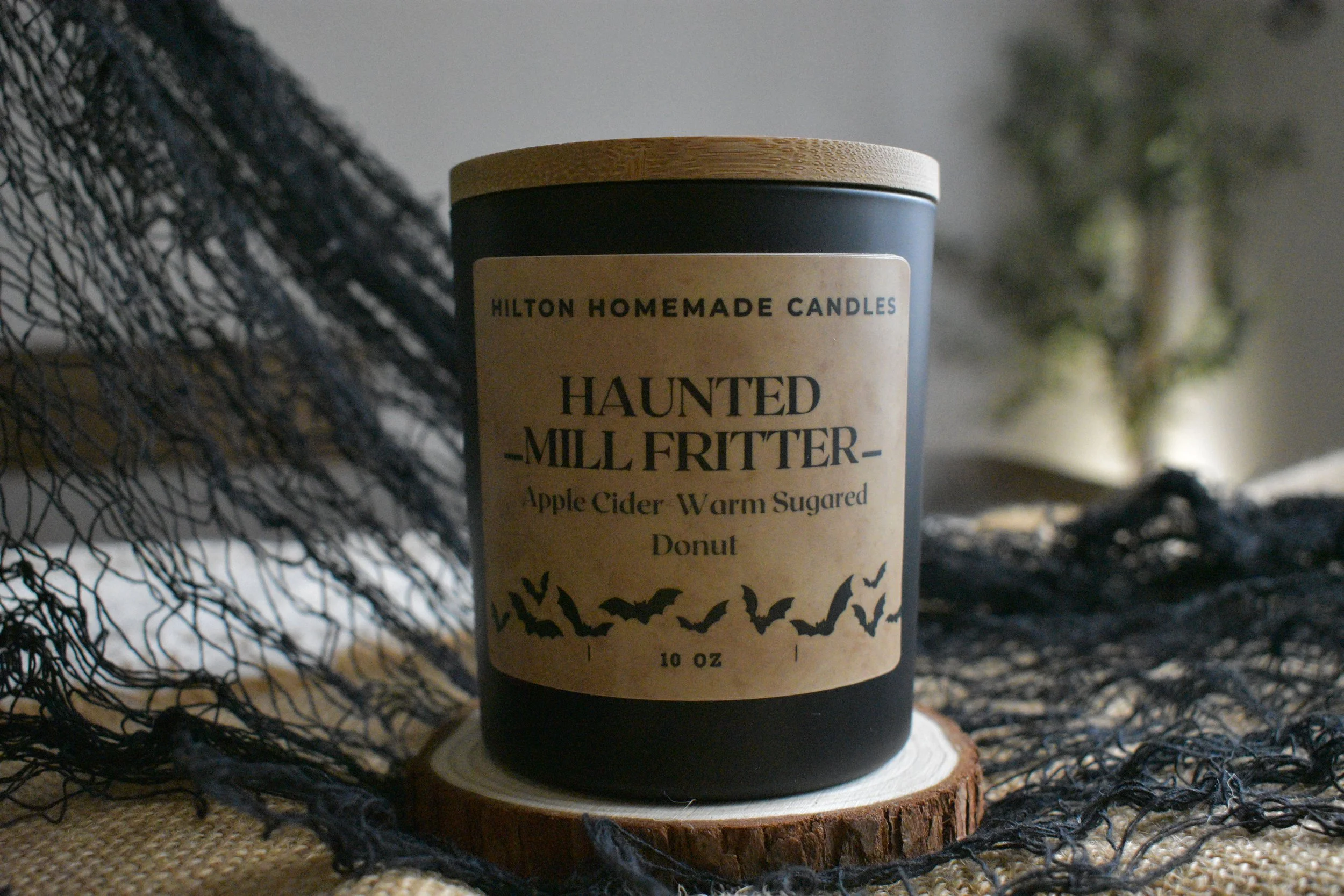 Haunted Mill Fritter Large Candle 10oz