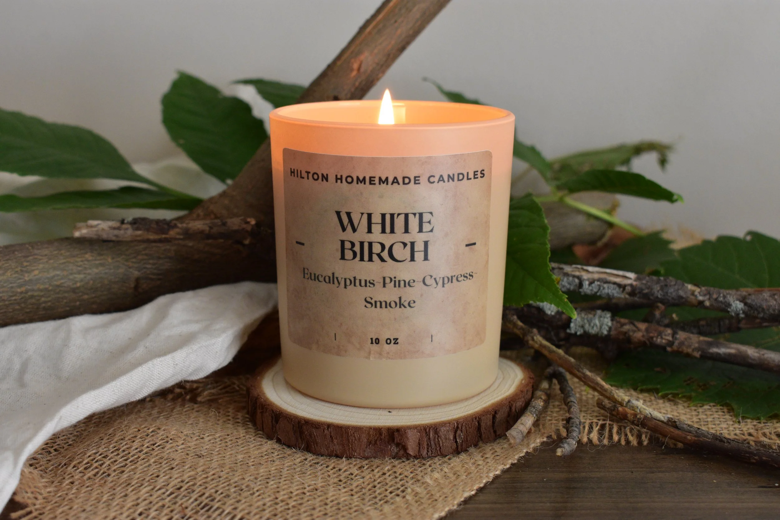 White Birch Large Candle 10oz