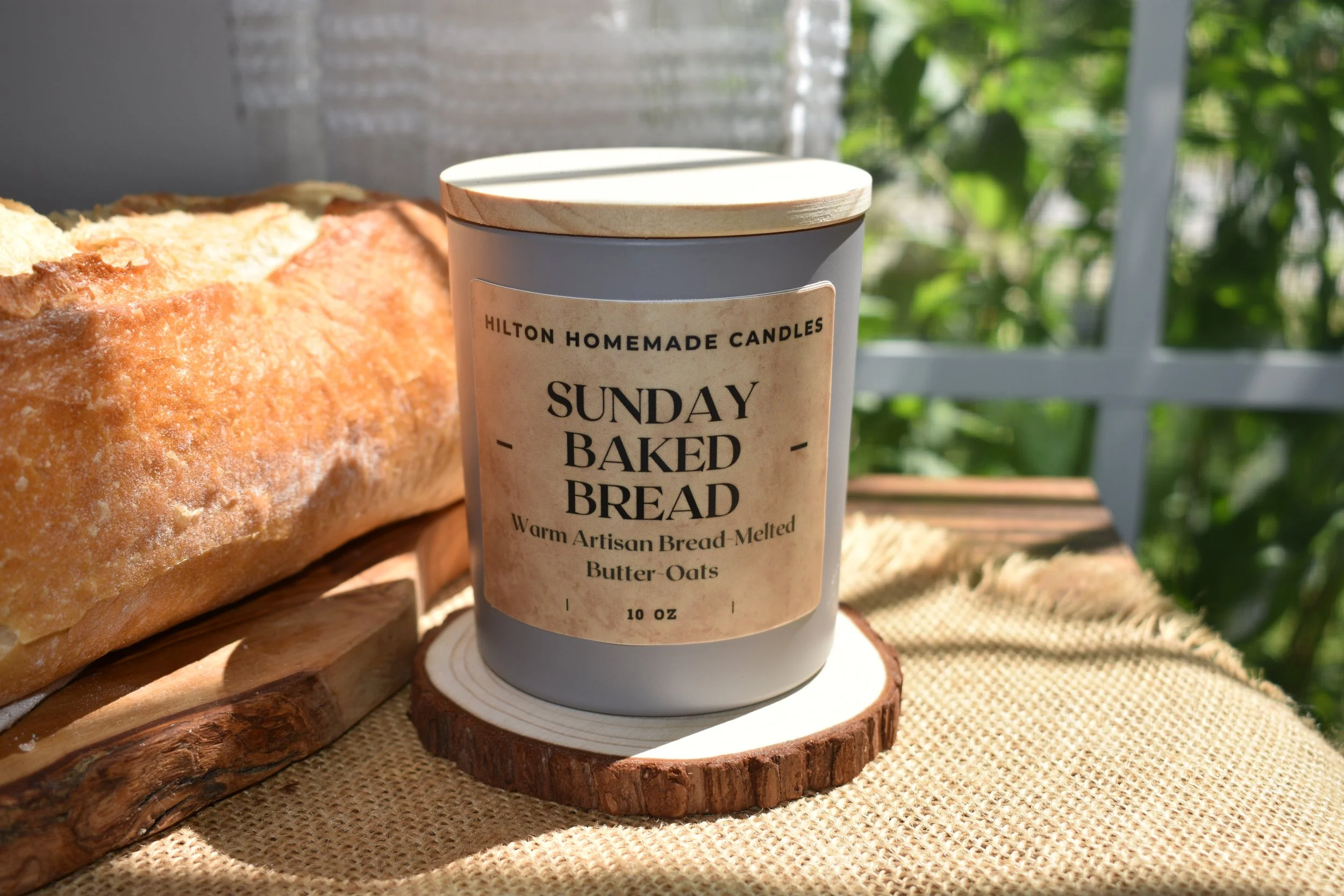 Sunday Baked Bread Large Candle 10oz