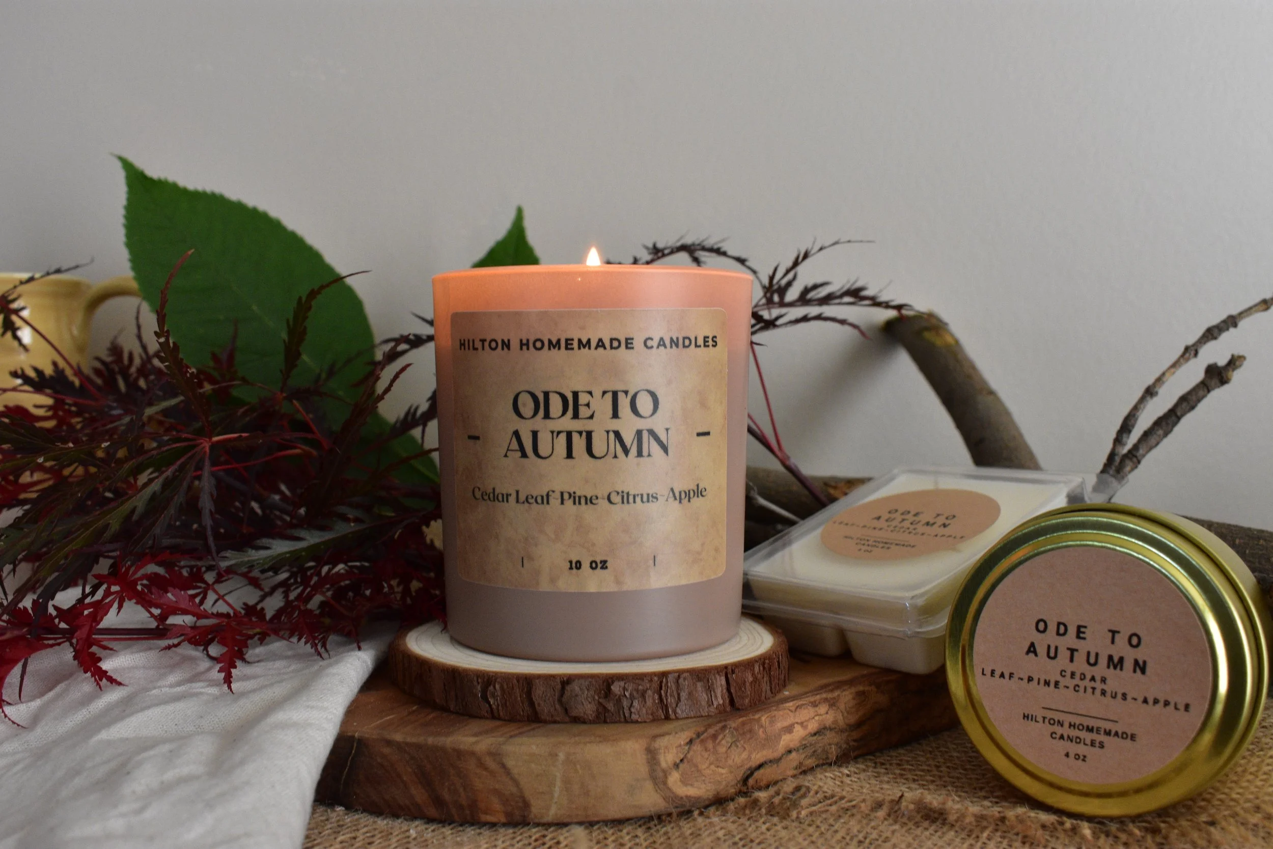 Ode To Autumn Large Candle 10oz