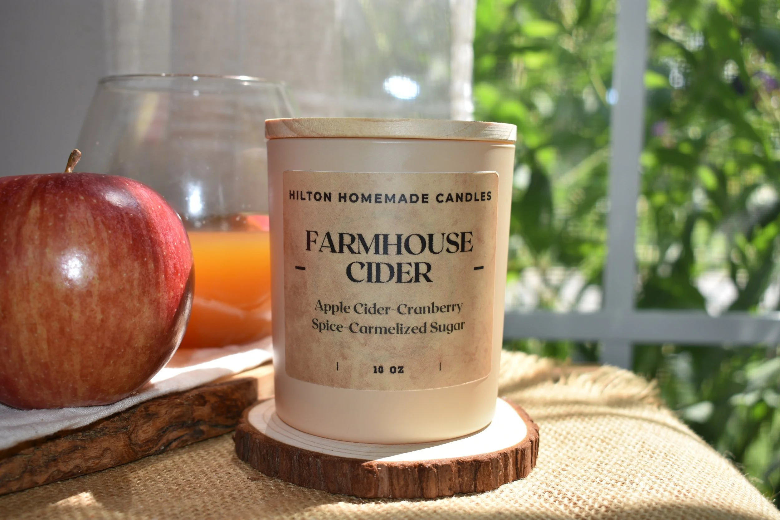 Farmhouse Cider Large Candle 10oz