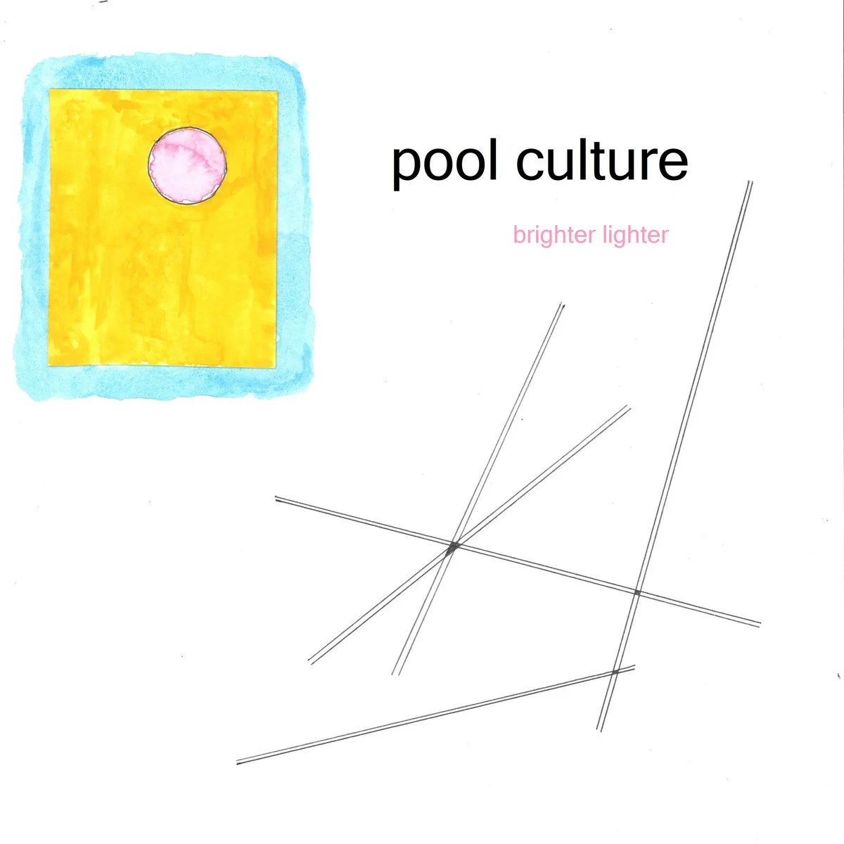 Album cover for "Brighter Lighter" single by Pool Culture
