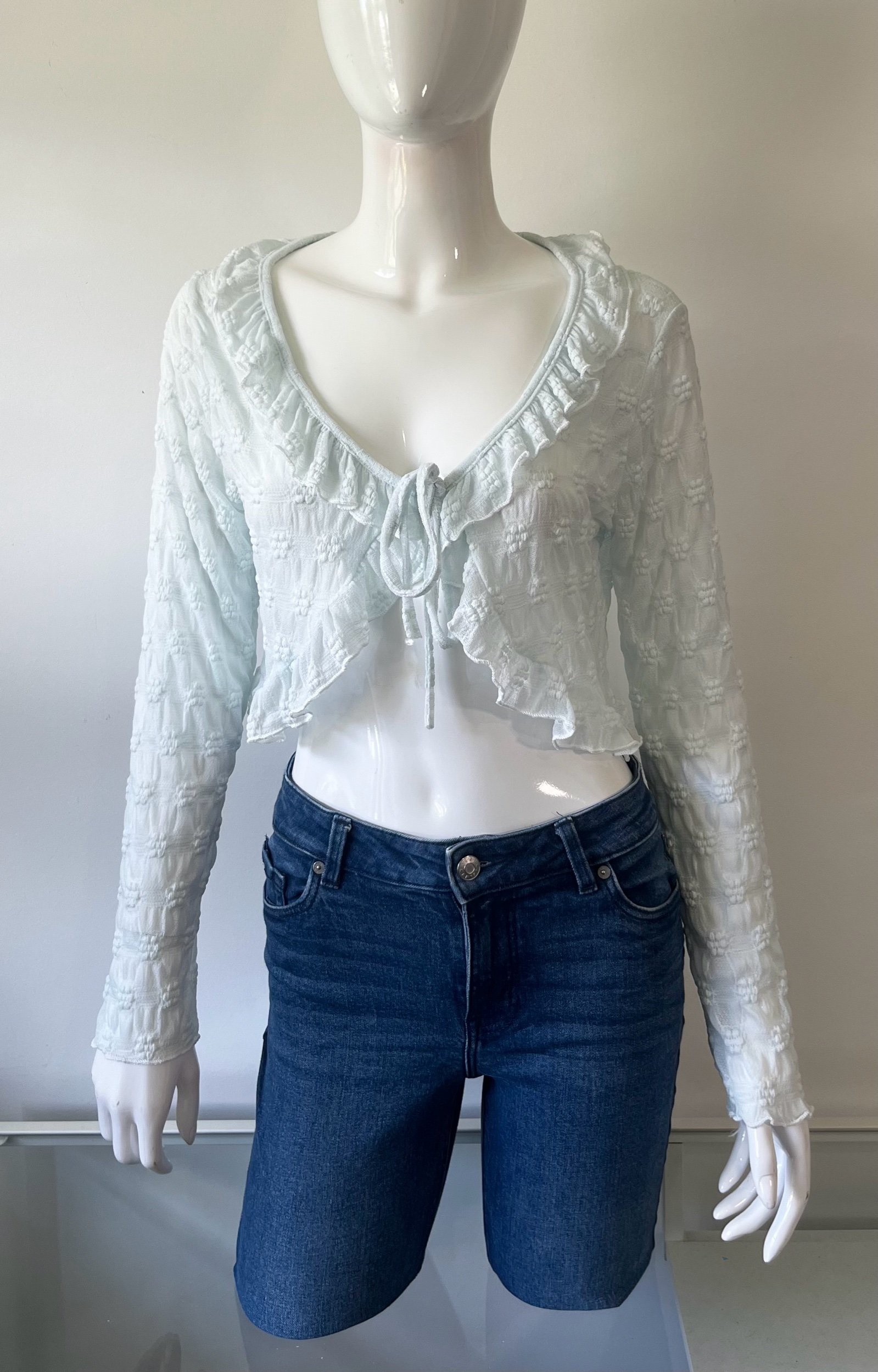 Ally Crop Cardigan - S
