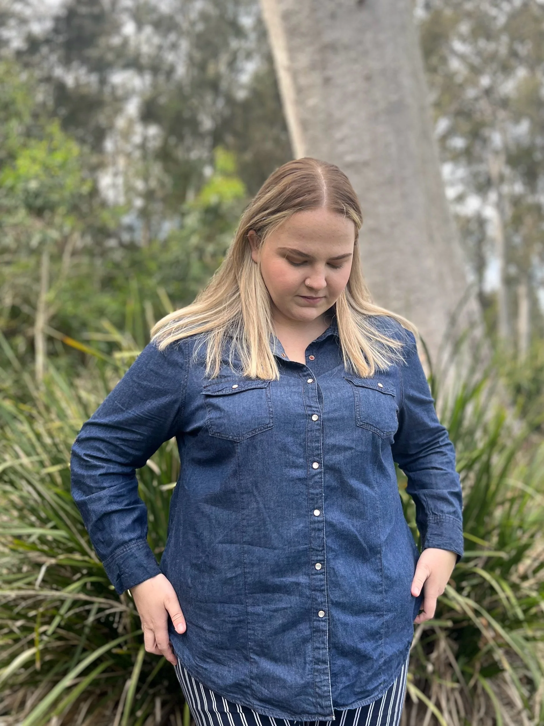 Ed.it.ed Denim Blouse - 18