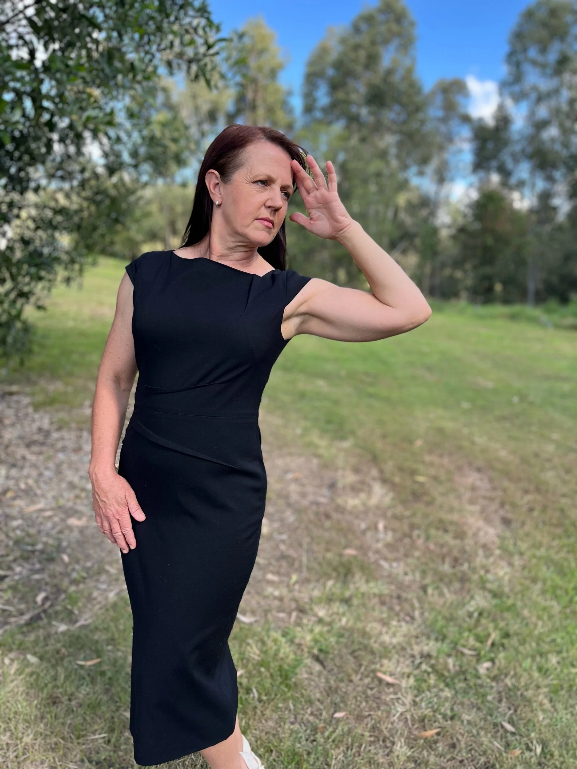 CUE CITY Midi Dress - 10