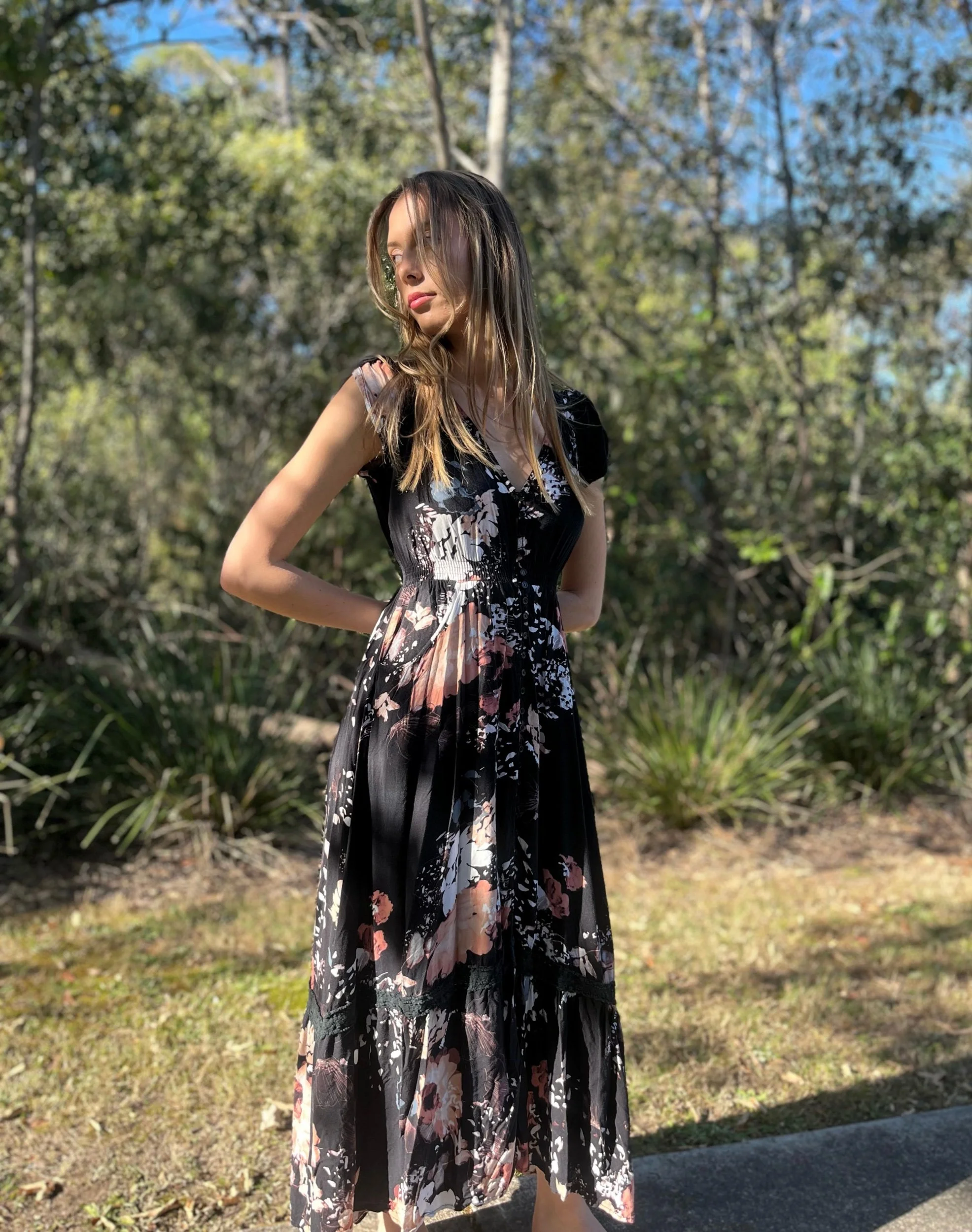 JAASE Midi Dress - XS