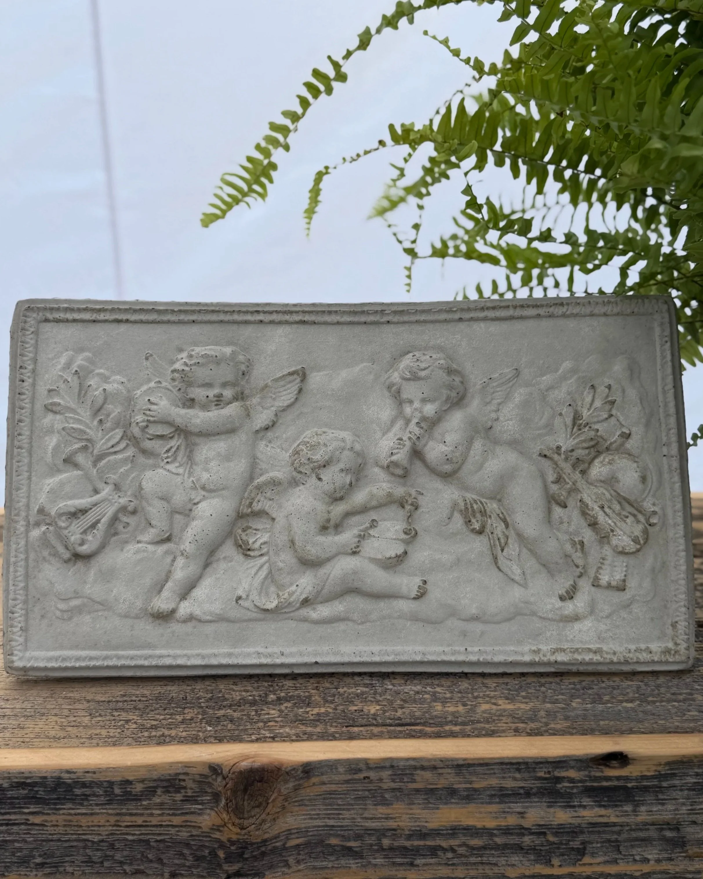 rectangle angel plaque