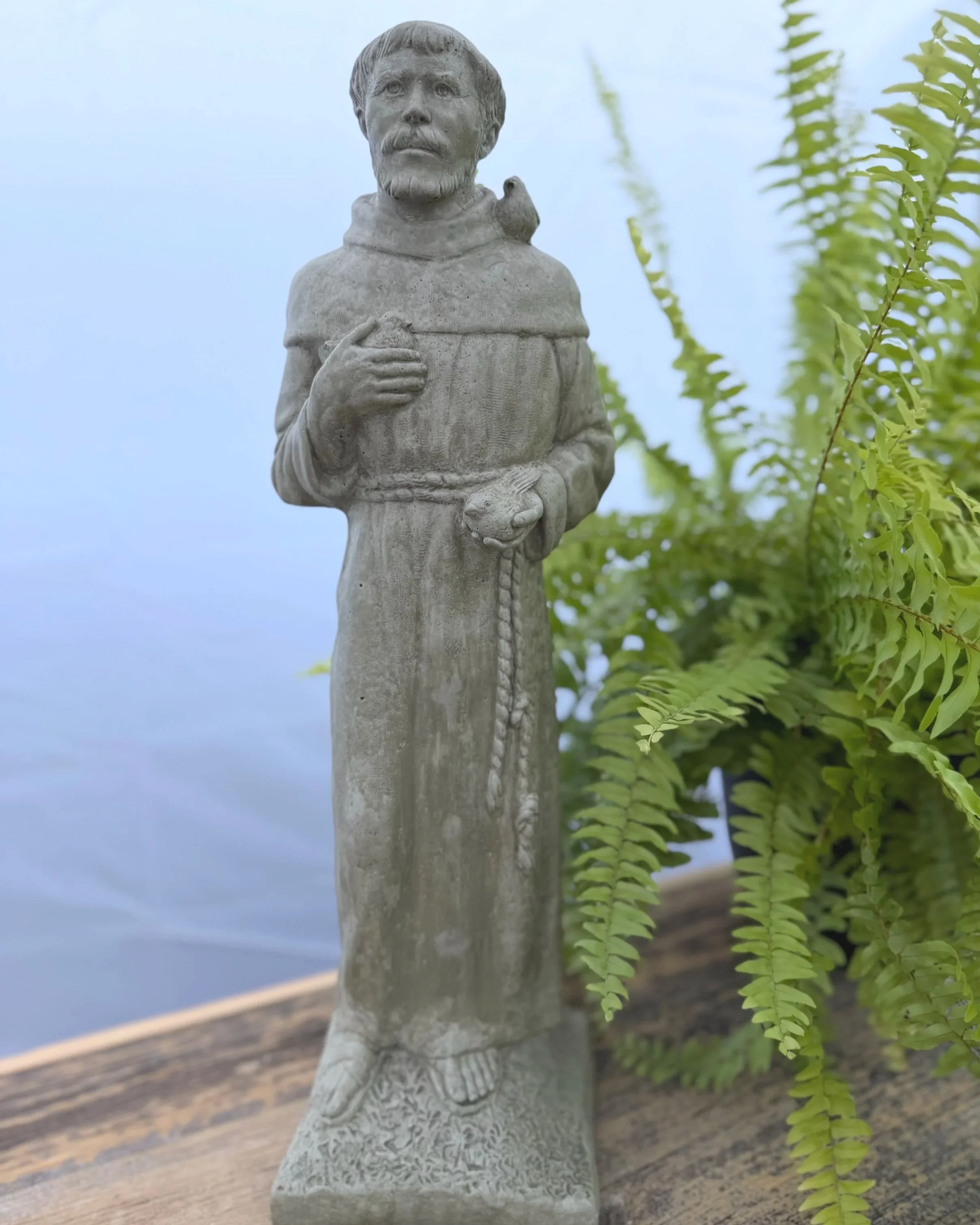 small St. Francis w/birds