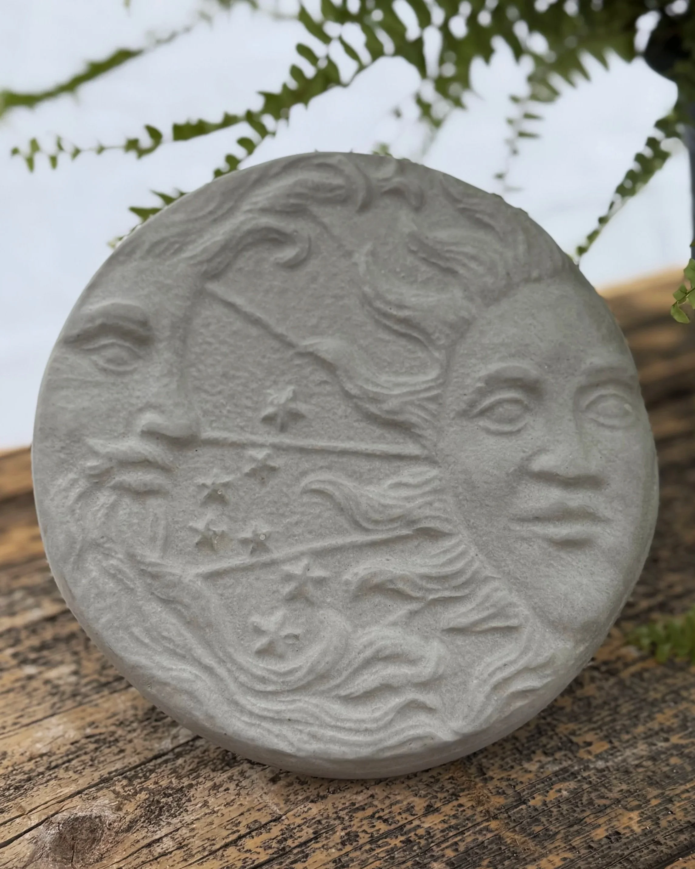 sun & moon plaque
