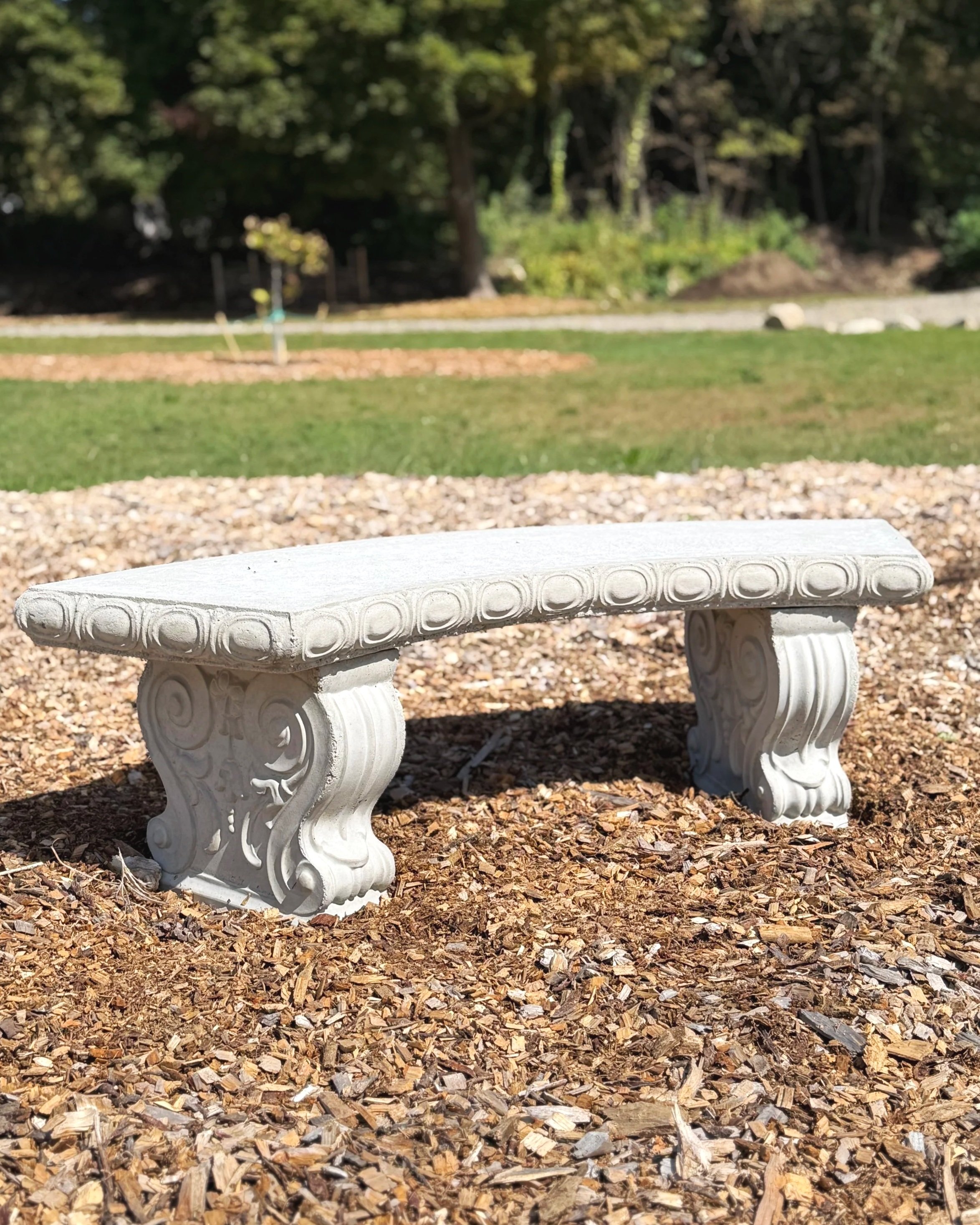 curved bench