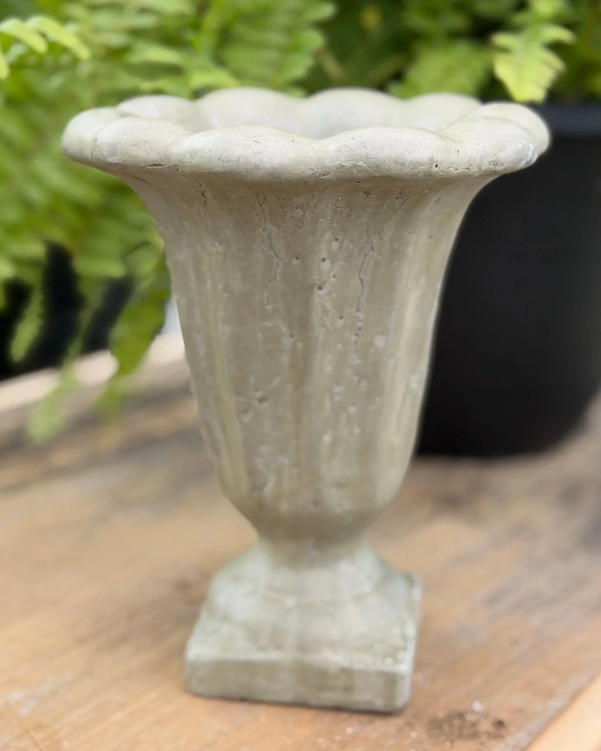 fluted vase planter